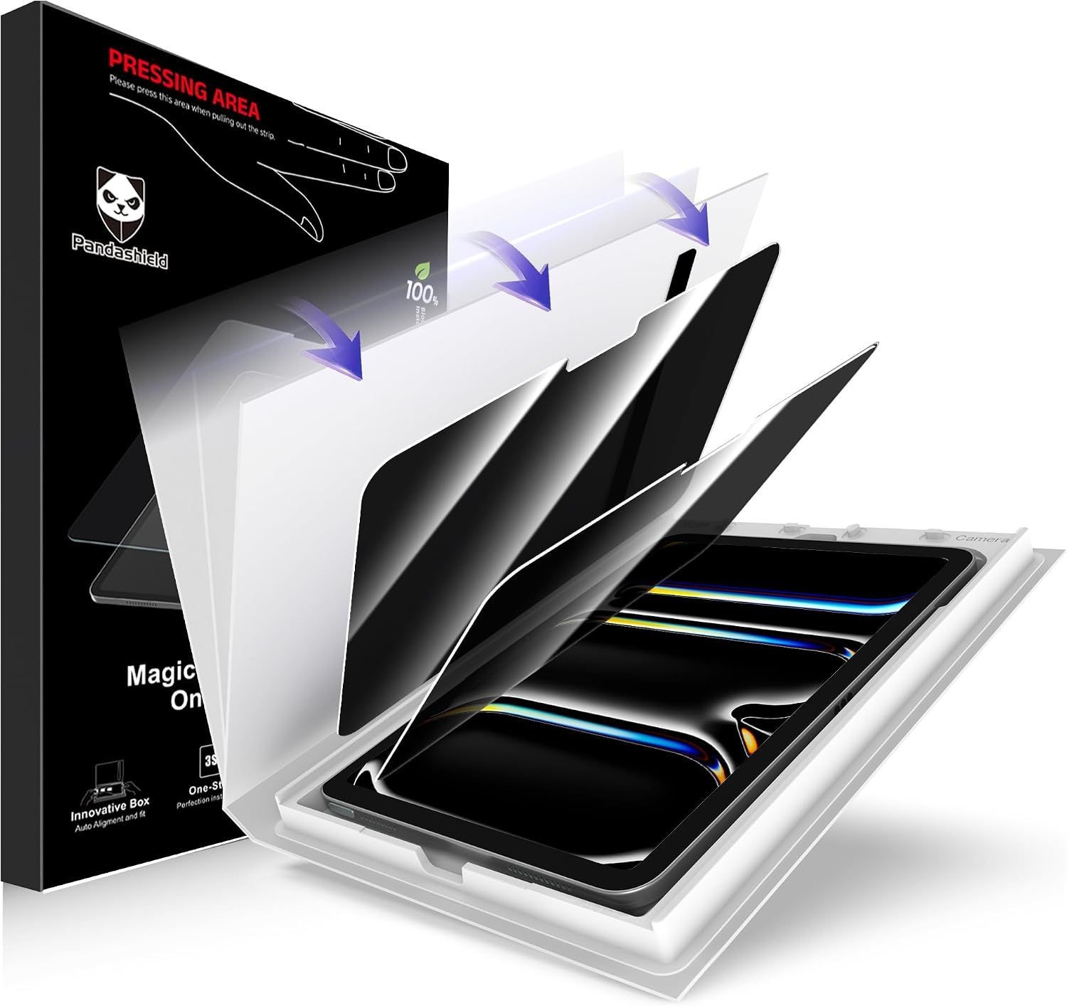 2-Pack Anti-Spy Privacy Screen Protector for 13" iPad Pro, Scratch Resistant, Ea