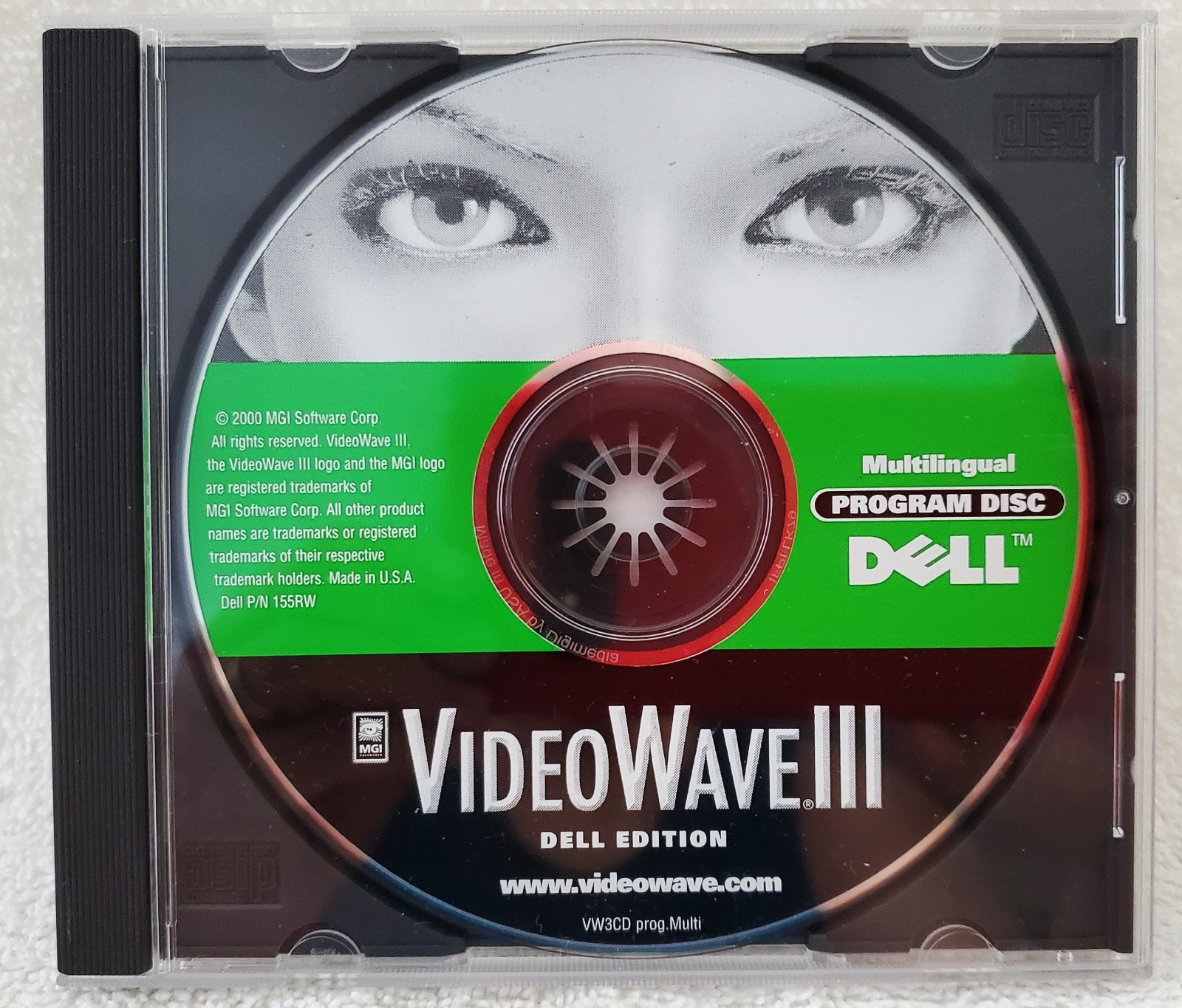 Dell Edition VideoWaveIII Program CD Disc 2000 MGI Software