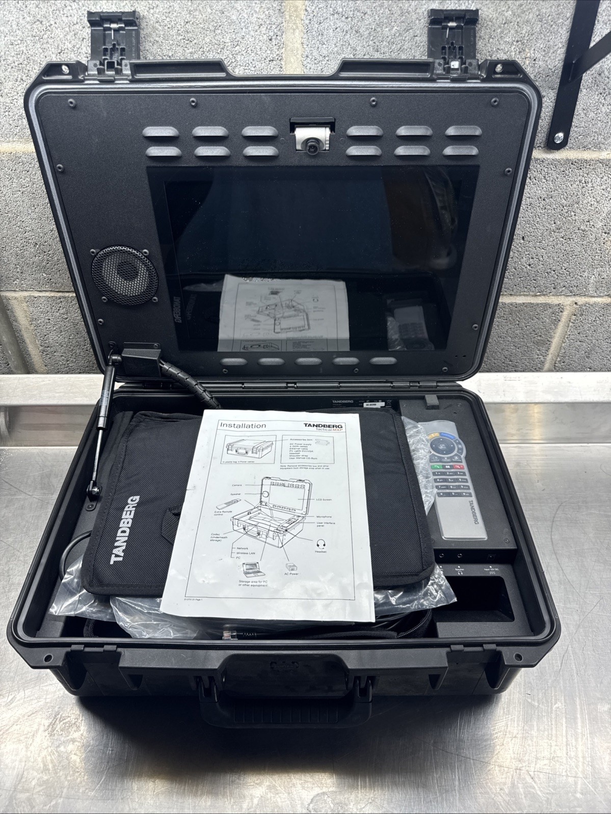 Tandberg TTC4-01 NTSC Tactical MXP Video Conferencing System