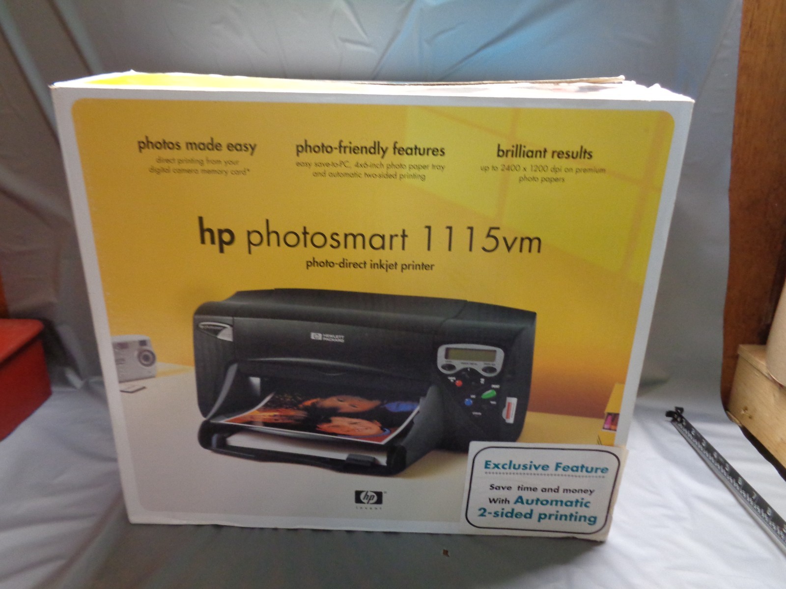 HP Photosmart 1115vm InkJet Printer Model# C8639A - NEW in opened box