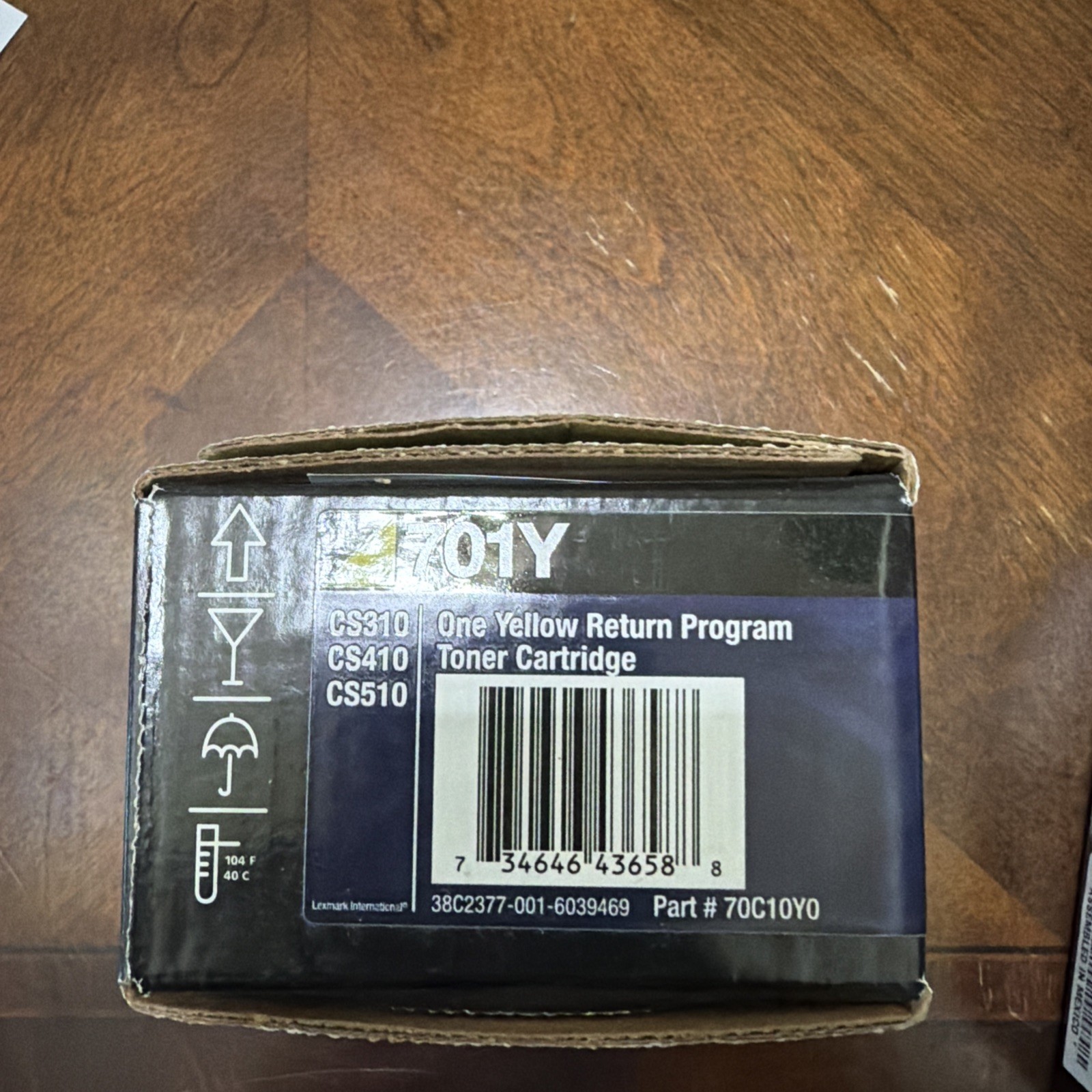 Good for Lexmark 70C10Y0 Yellow Toner Cartridge