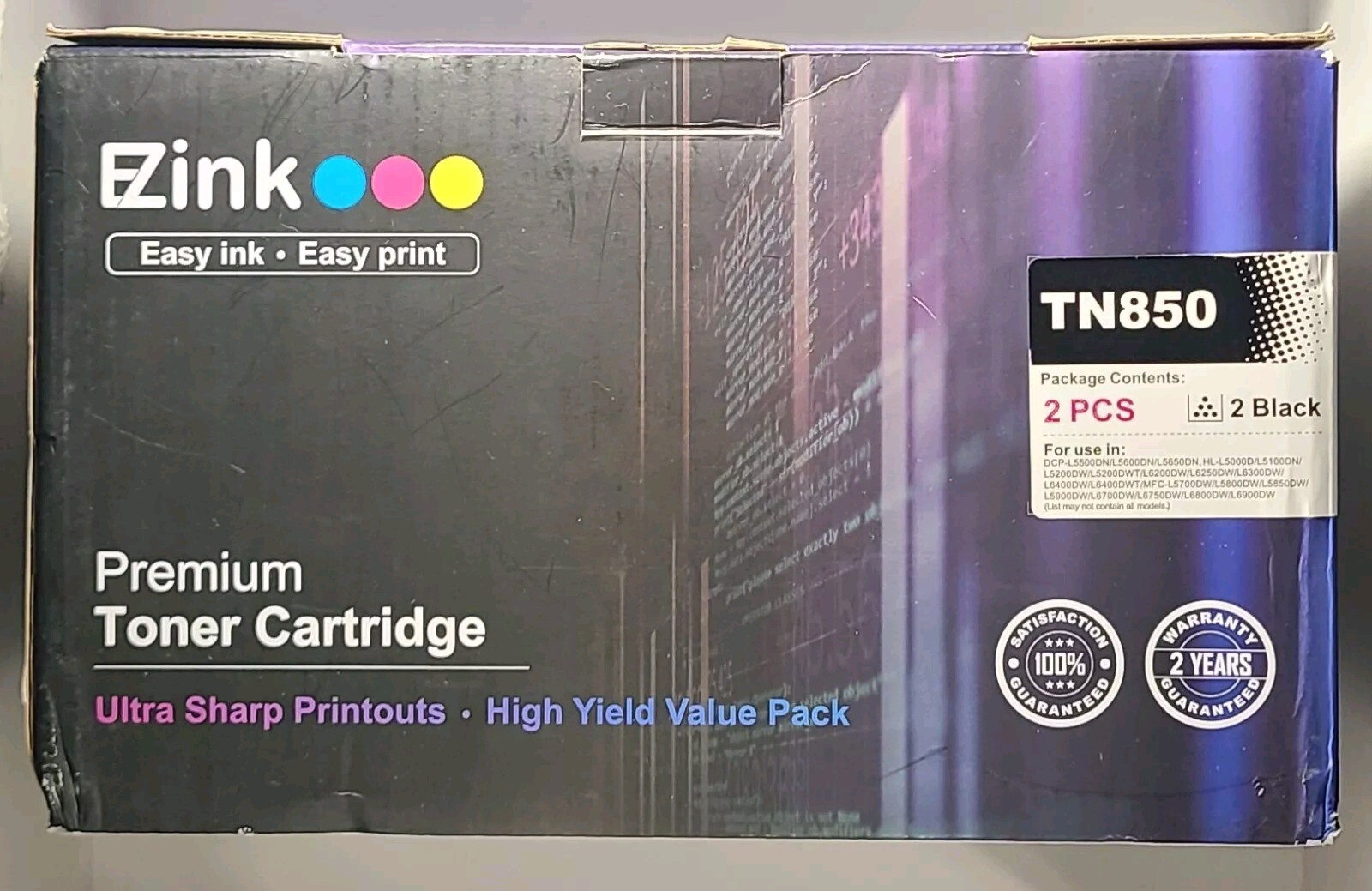 E-Z Ink TM Compatible TN850 Toner Cartridge Replacement for Brother TN-850 