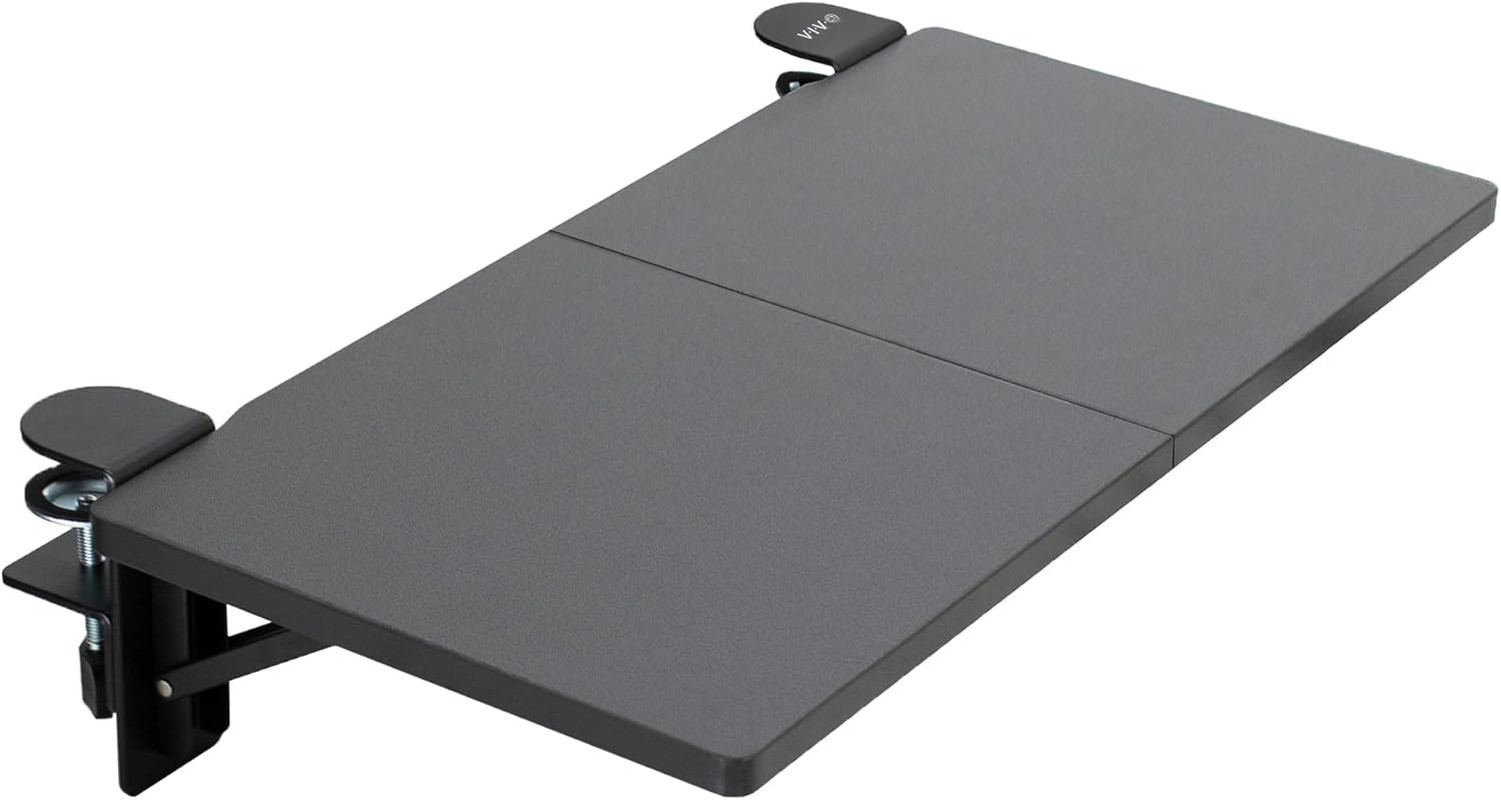 VIVO Clamp-On 24 X 12 Inch (14 Including Clamps) Desk Extender, Wrist Support, F