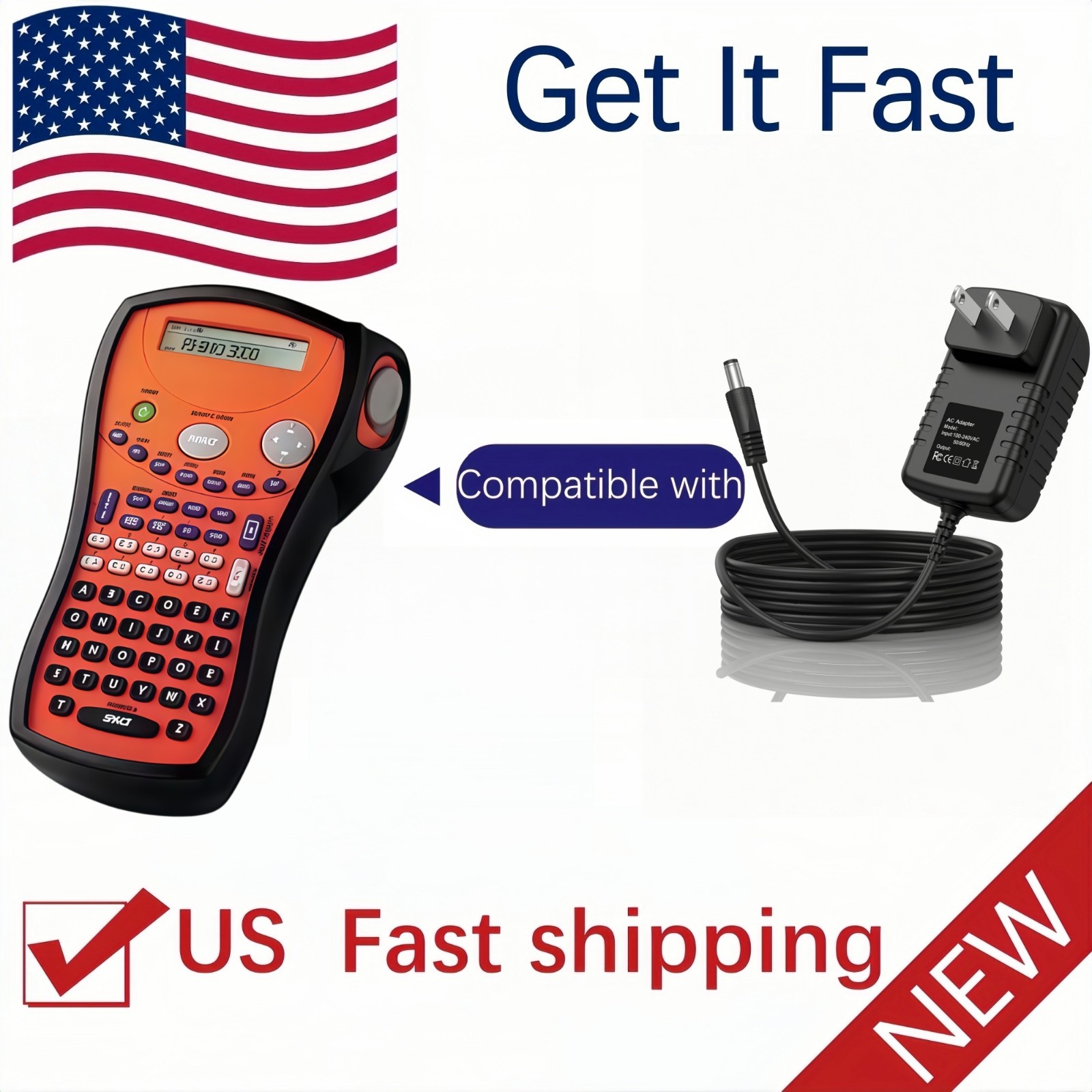 AC Adapter For Dymo Rhino 3000 4200 5000 5200 6000 6500 Charger Power