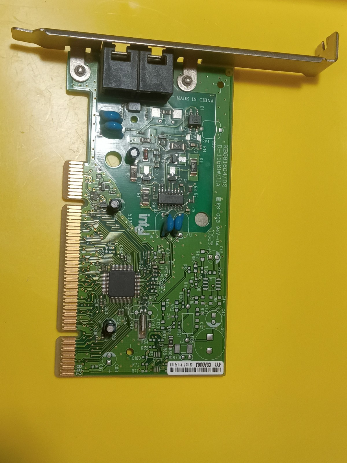 Intel Model 537EPG 56K V.92 Internal Modem PCI Card Data/Fax
