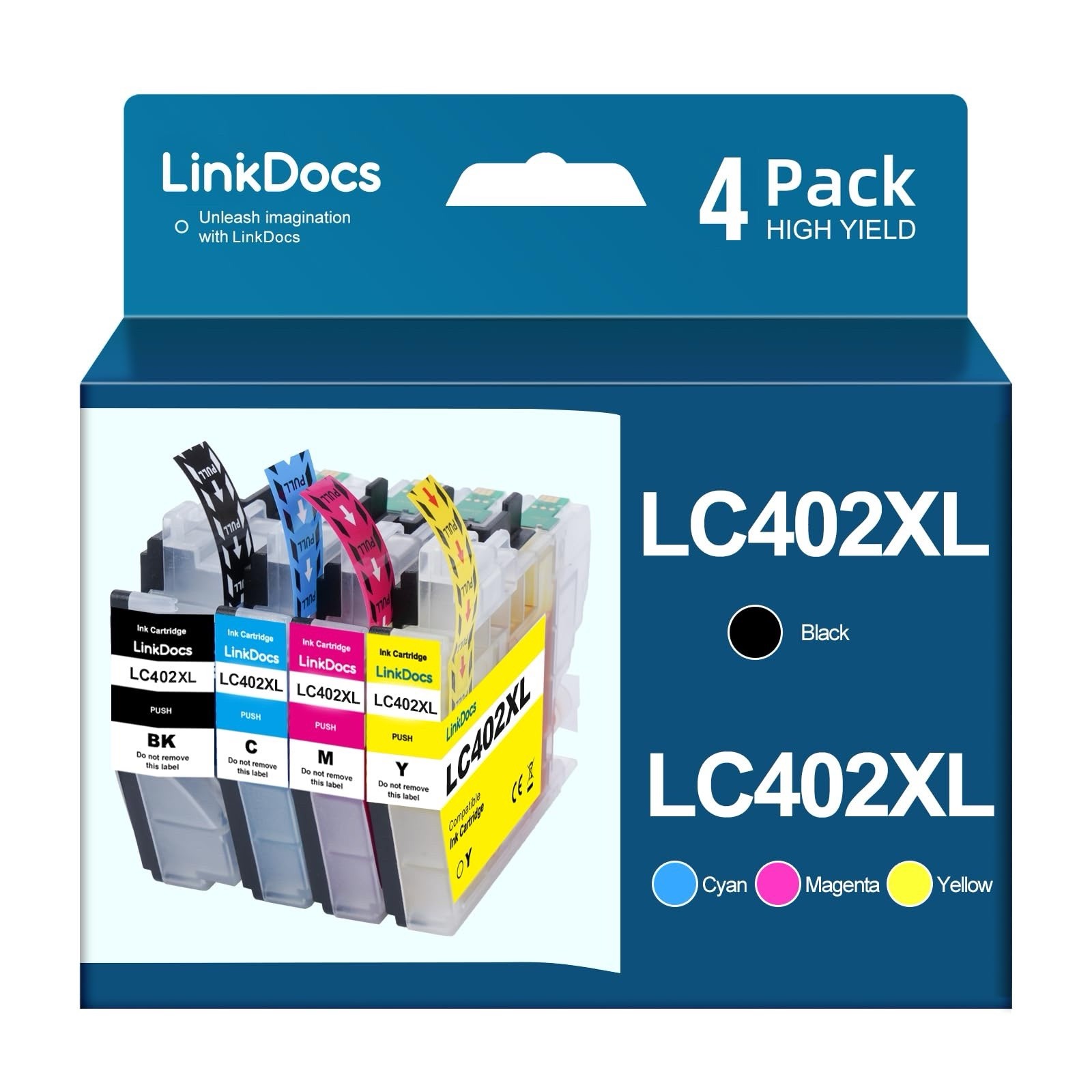 LinkDocs LC402XL Compatible Ink Cartridges Replacement