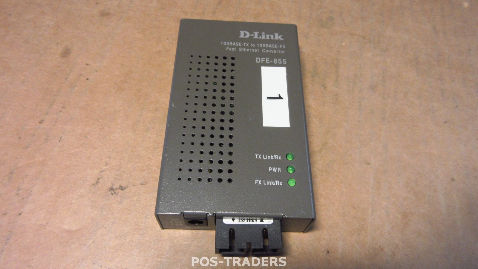 D-Link DFE-855 Fast Ethernet to Media Converter 100 TX TO FX Port EXCL PSU
