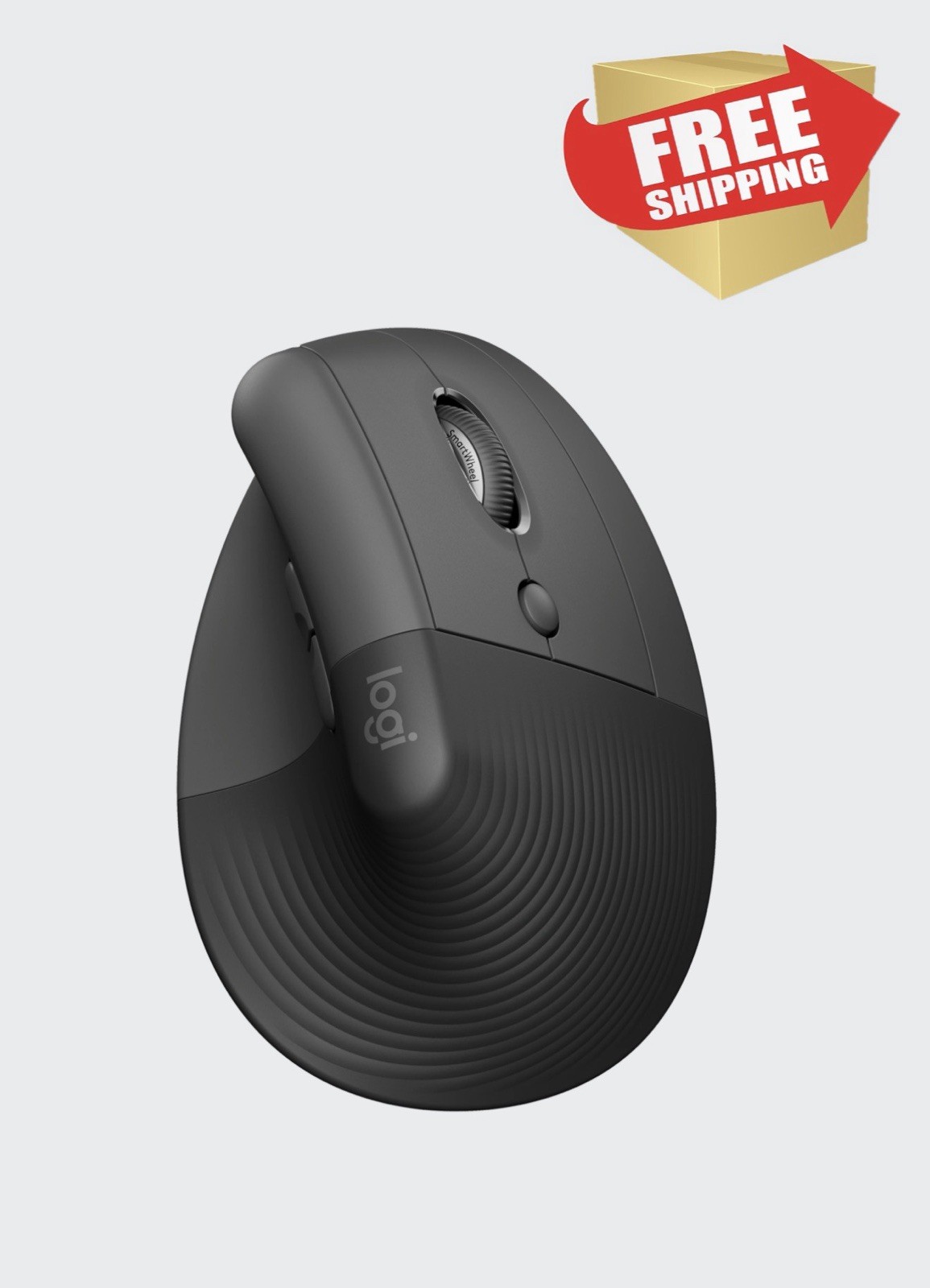 Logitech LIFT Vertical Wireless Ergonomic Mouse - GRAPHITE