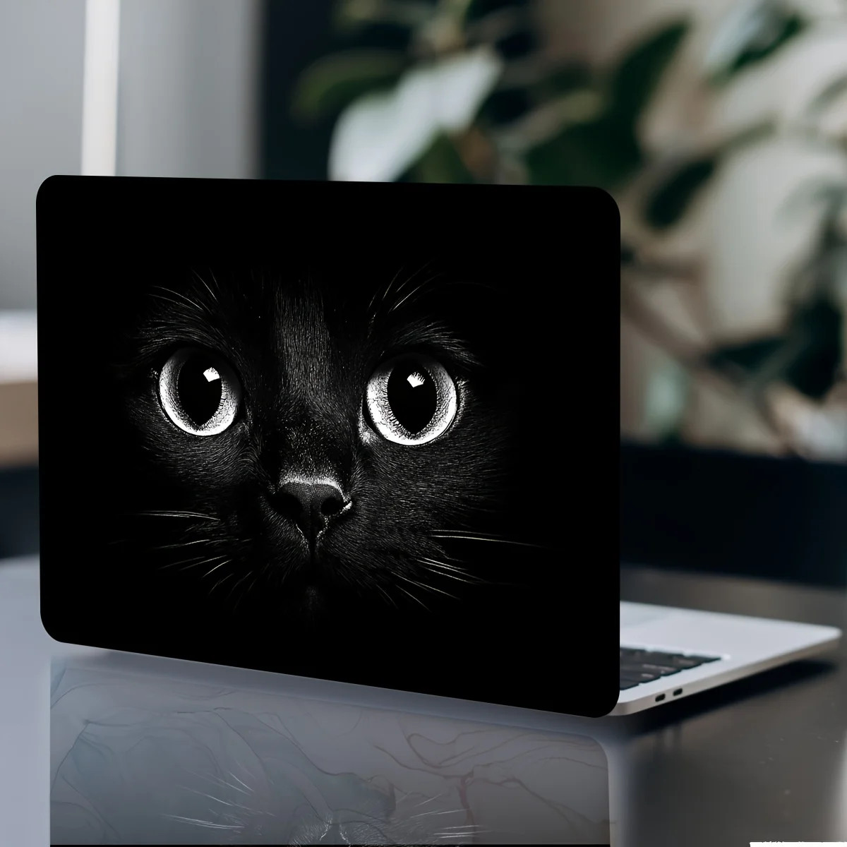 2 Piece Cat Laptop Art Decal Case Universal Netbook Skin Sticker Non Repeatable 