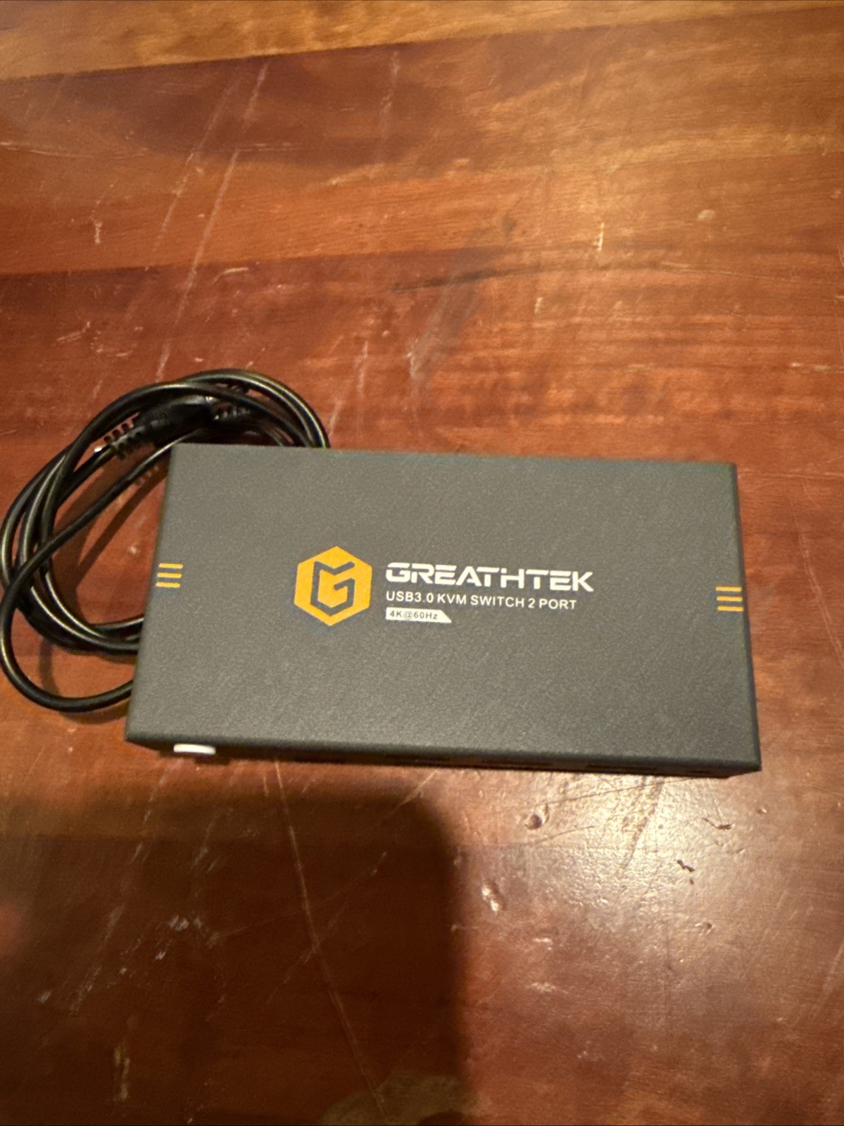 Greathtek KVM Switch USB 3.0 Dual Monitor 2 Port 4K @ 60Hz