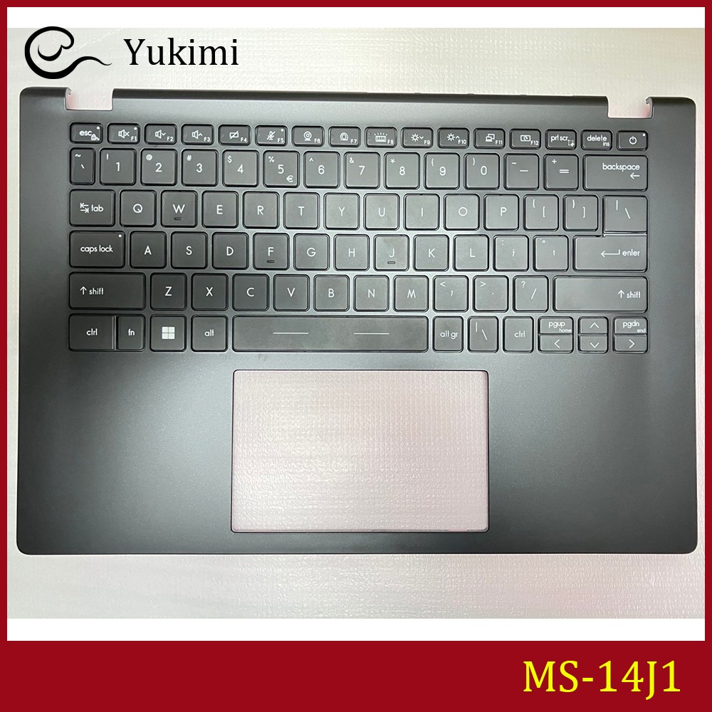 MS-14J1 MS-14J3 FOR MSI Modern 14 Black C Shell Cover Upper Palmrest Keyboard