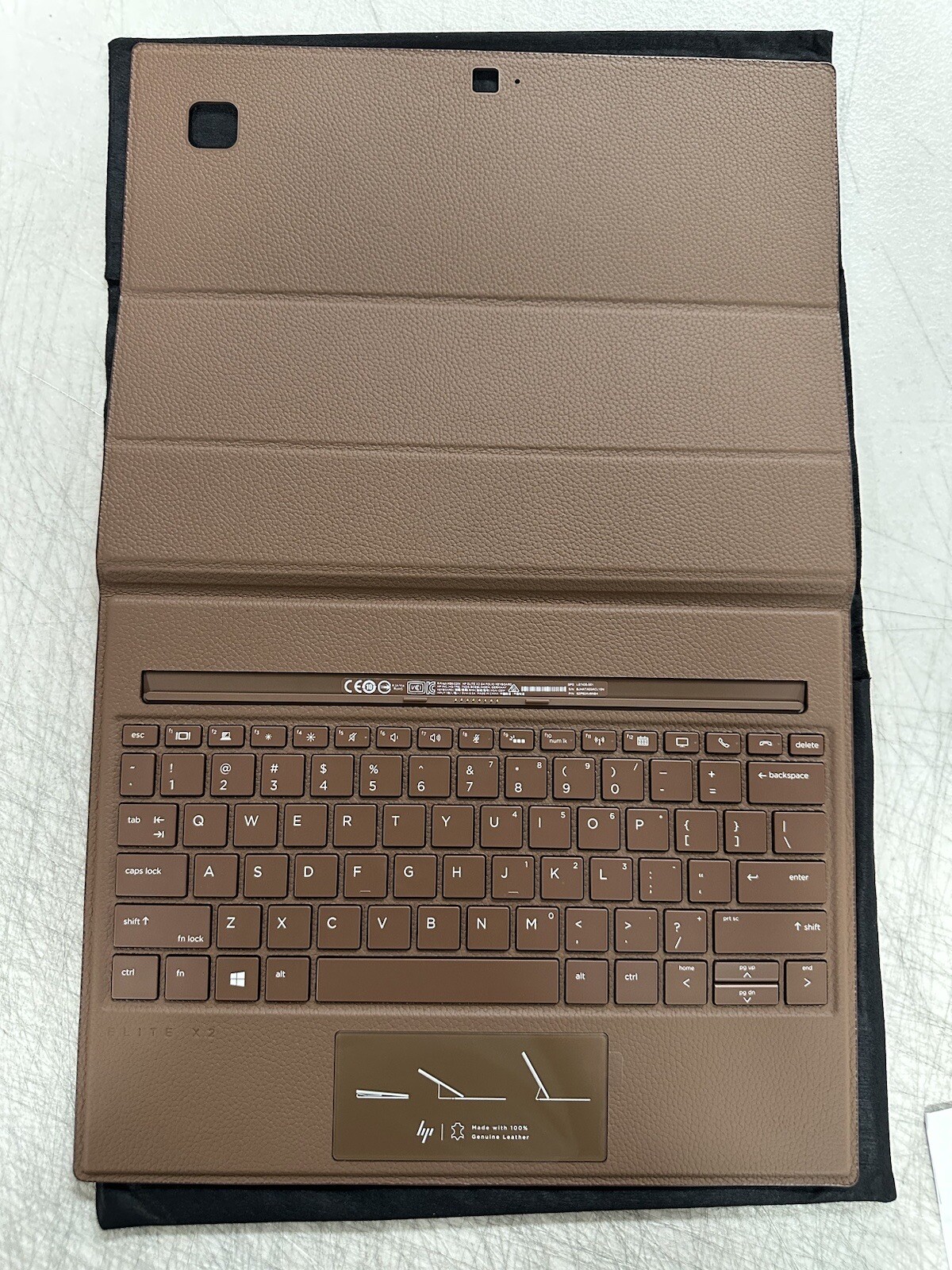 HP ELITE X2 G4 COLLABORATION LEATHER KEYBOARD BACKLIGHT L67435-001, 52P62AV USA
