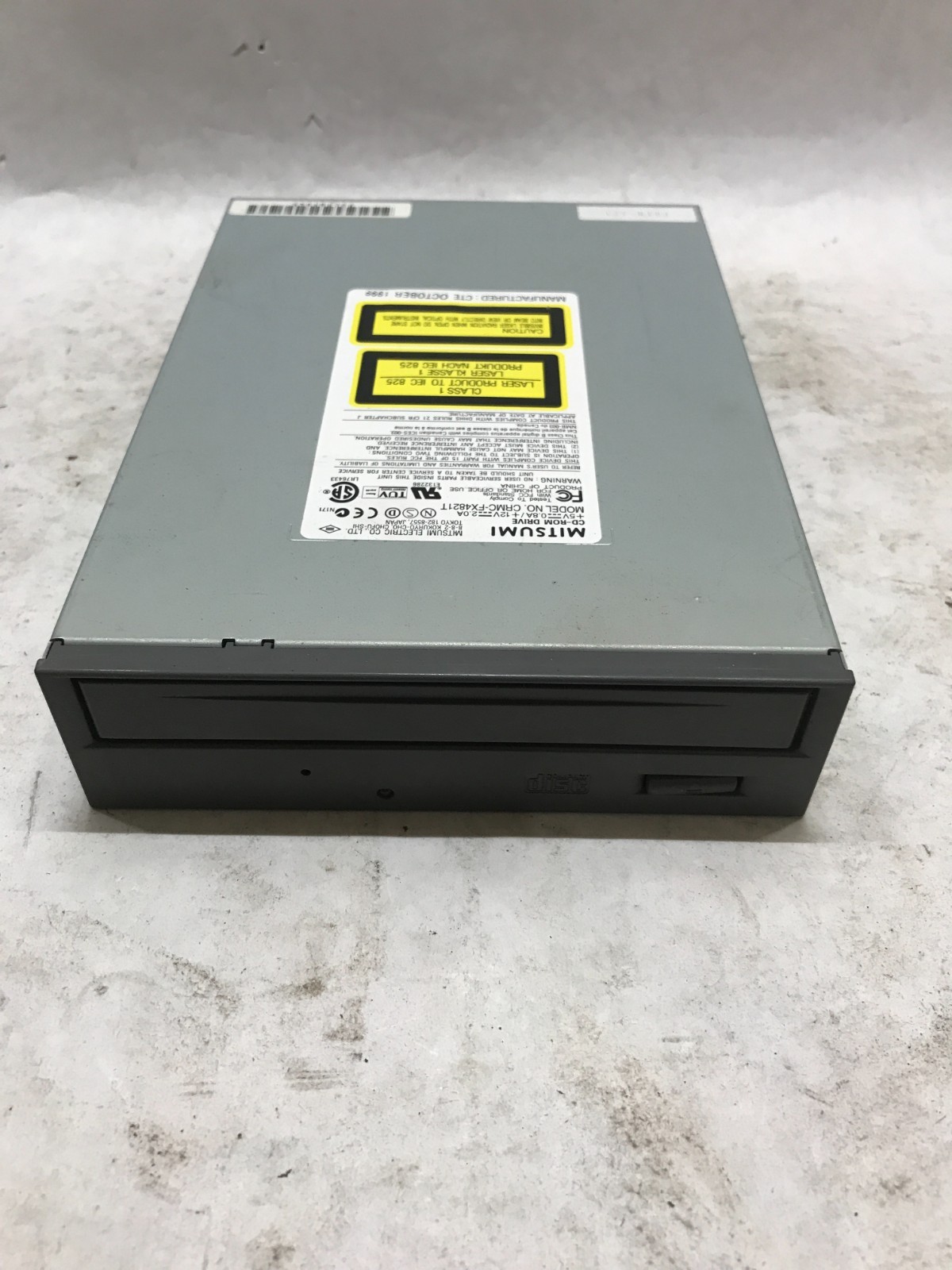 Mitsumi IDE 48x CD-ROM Drive CRMC-FX4821T - Off White/Beige - Vintage TESTED -DW