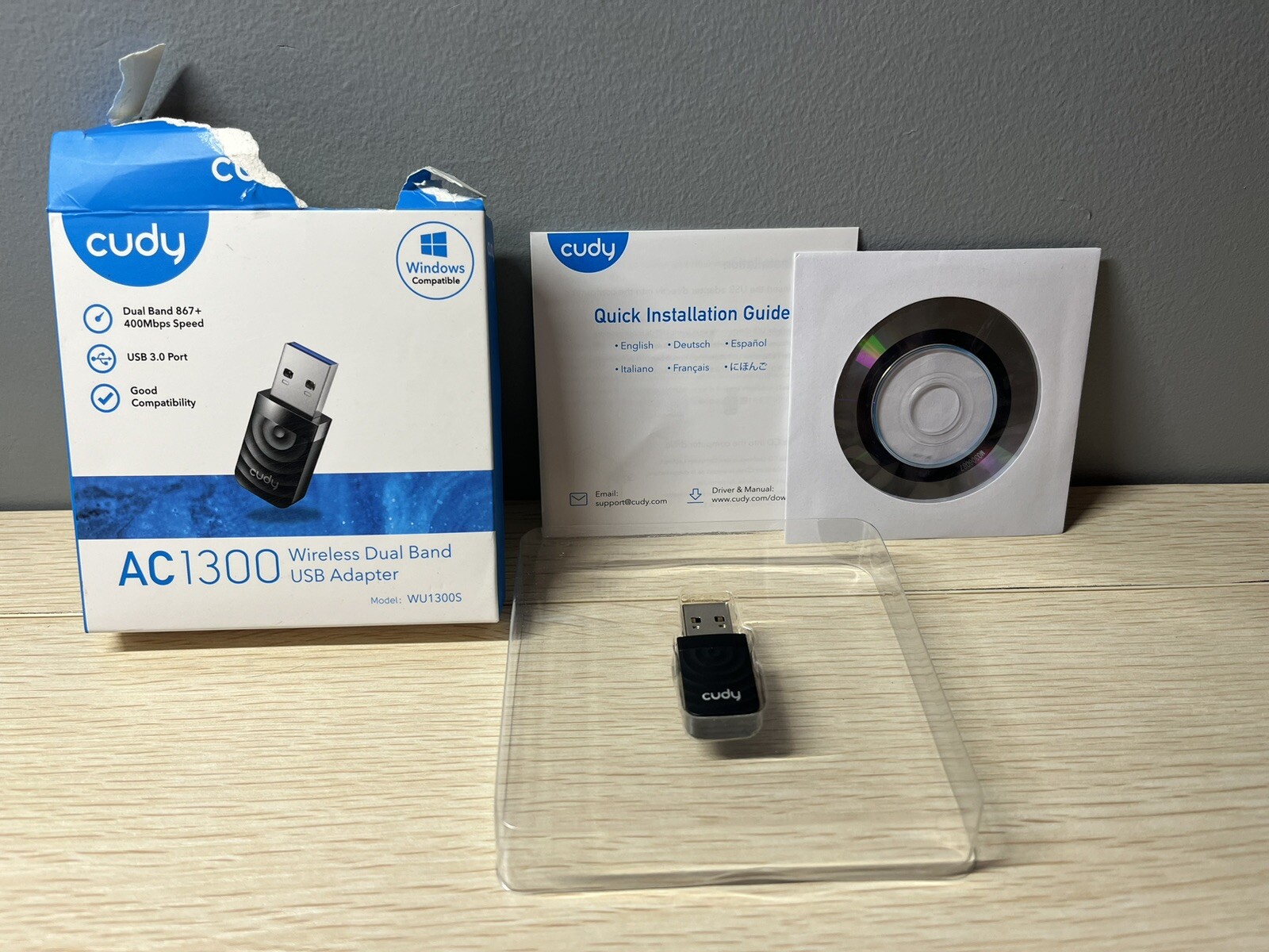 Cudy Ac1300 Wireless Dual Band WiFi Adapter