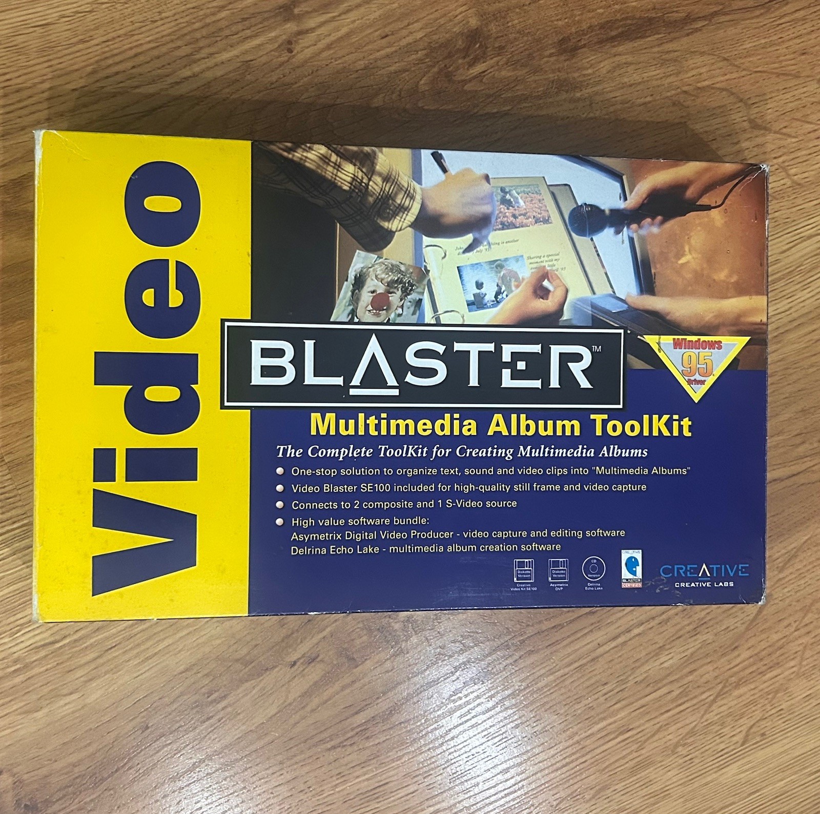 Vtg Creative Labs Video Blaster Editor SE100 Asymetrix’s Digital Video Tool Kit