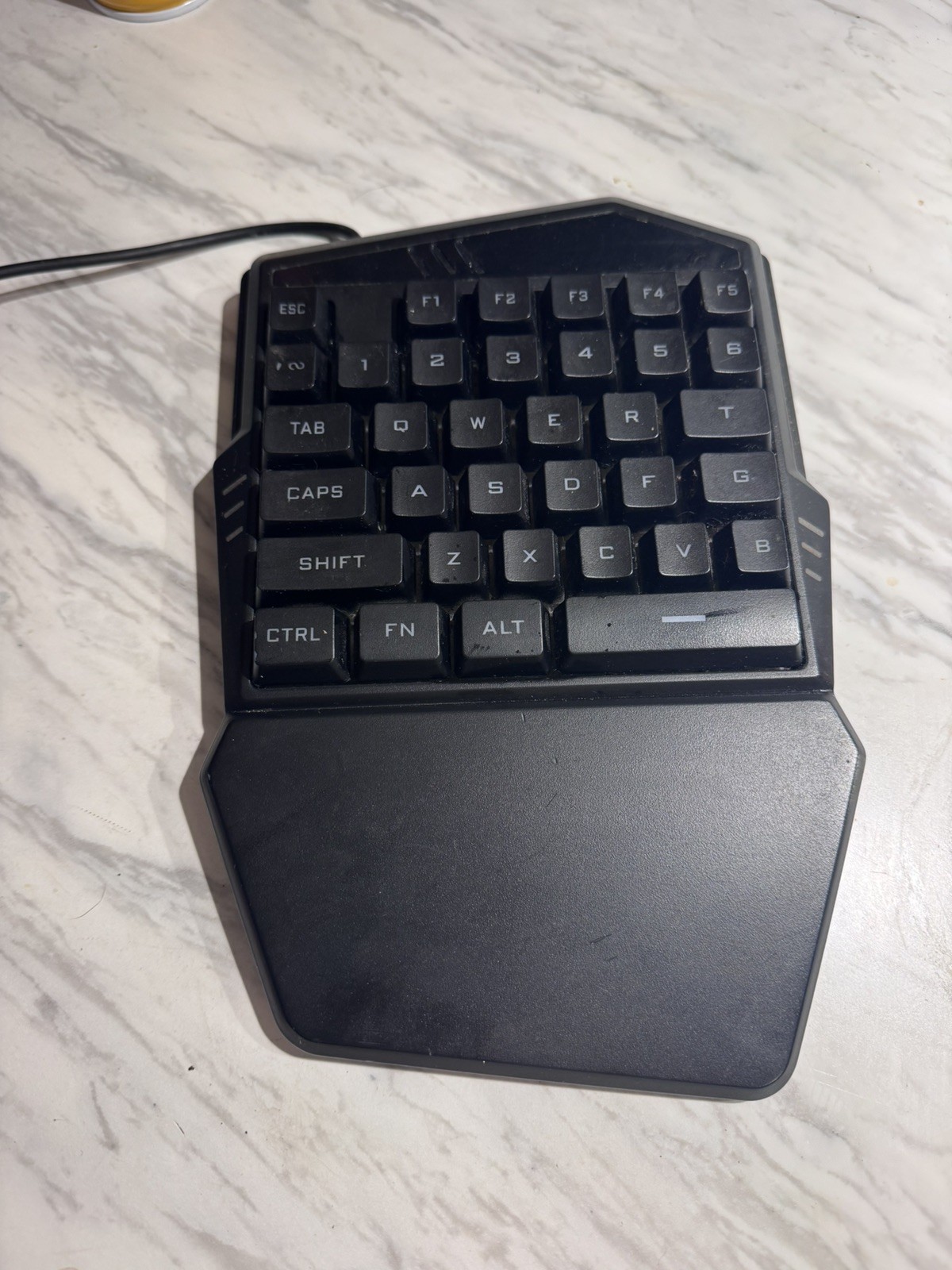 Bugha One Handed Gaming Keyboard Exclusive RGB LED Color Changing Ergonomic