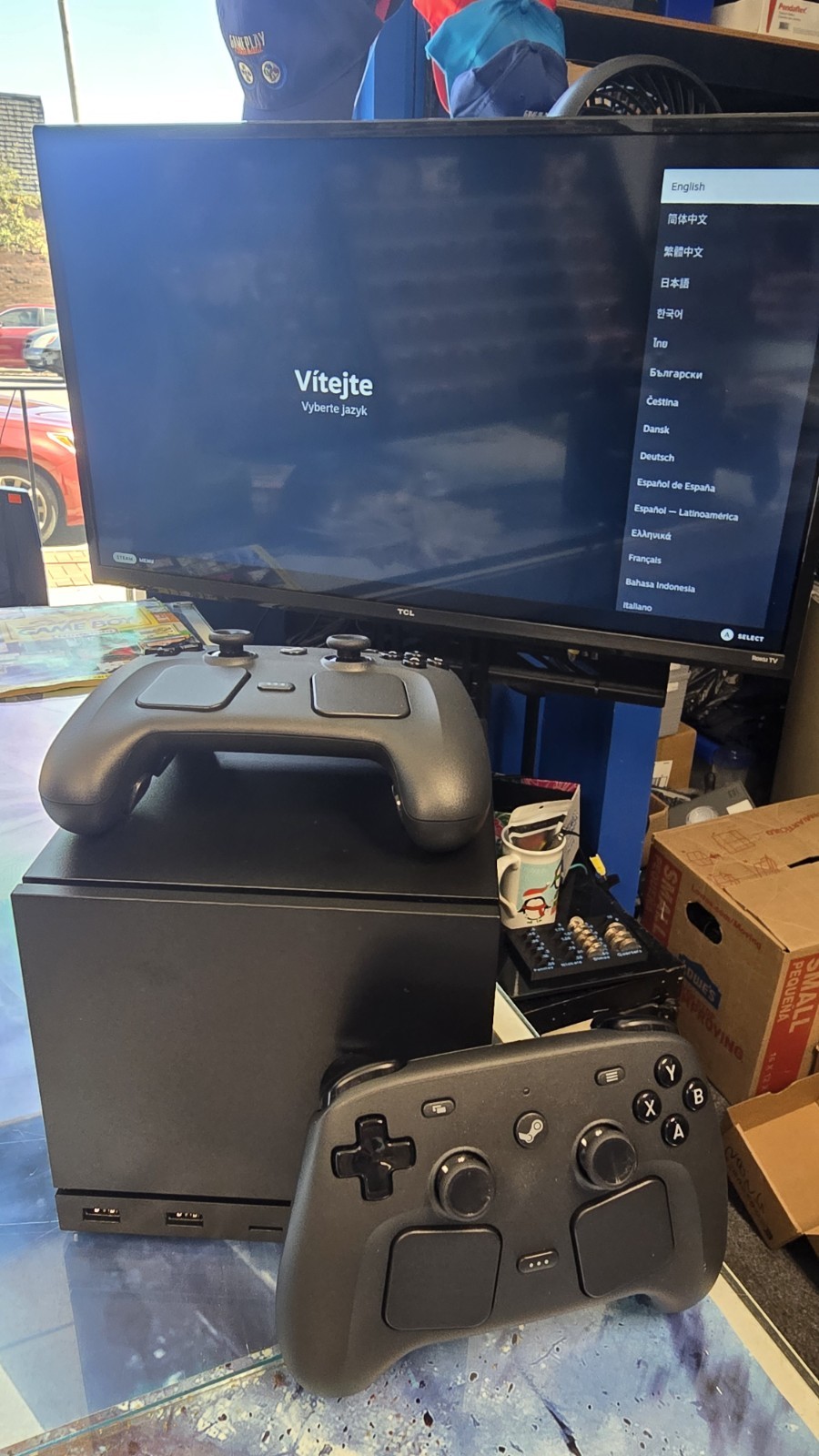 Valve Steam Machine 2TB Console (2TB)  with 2 controllers. 