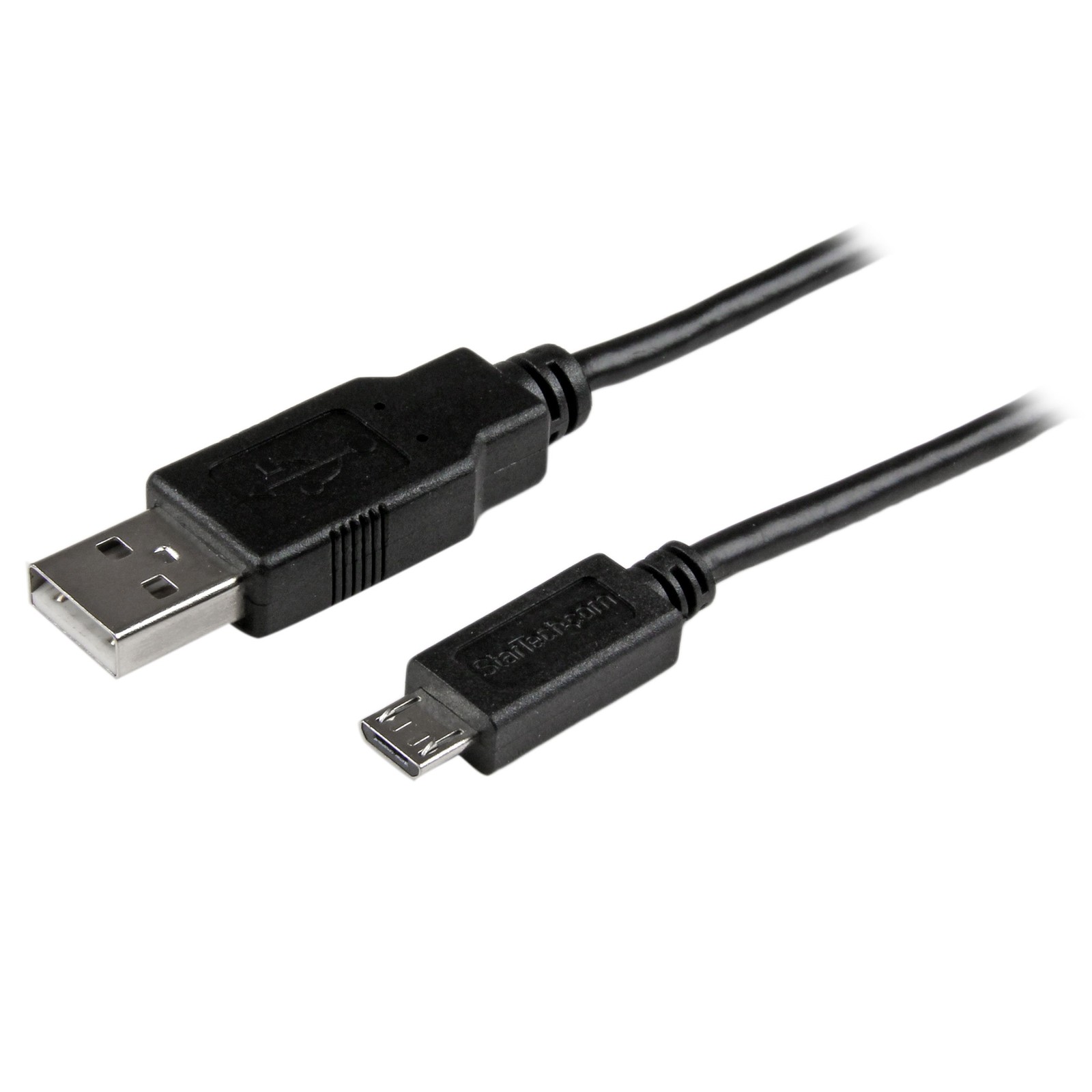 Startech USBAUB3MBK 3m Micro USB Cable Slim Design Black