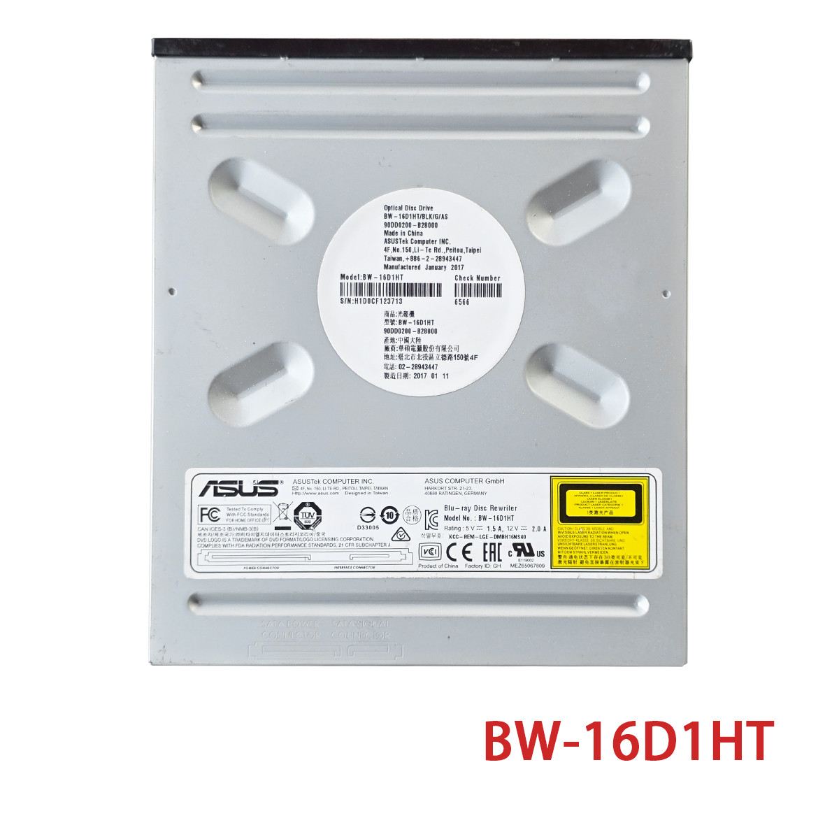 BW-16D1HT For ASUS Ultra-Fast 16X Optical Disc Drive DVD/CD Writer Burner Player
