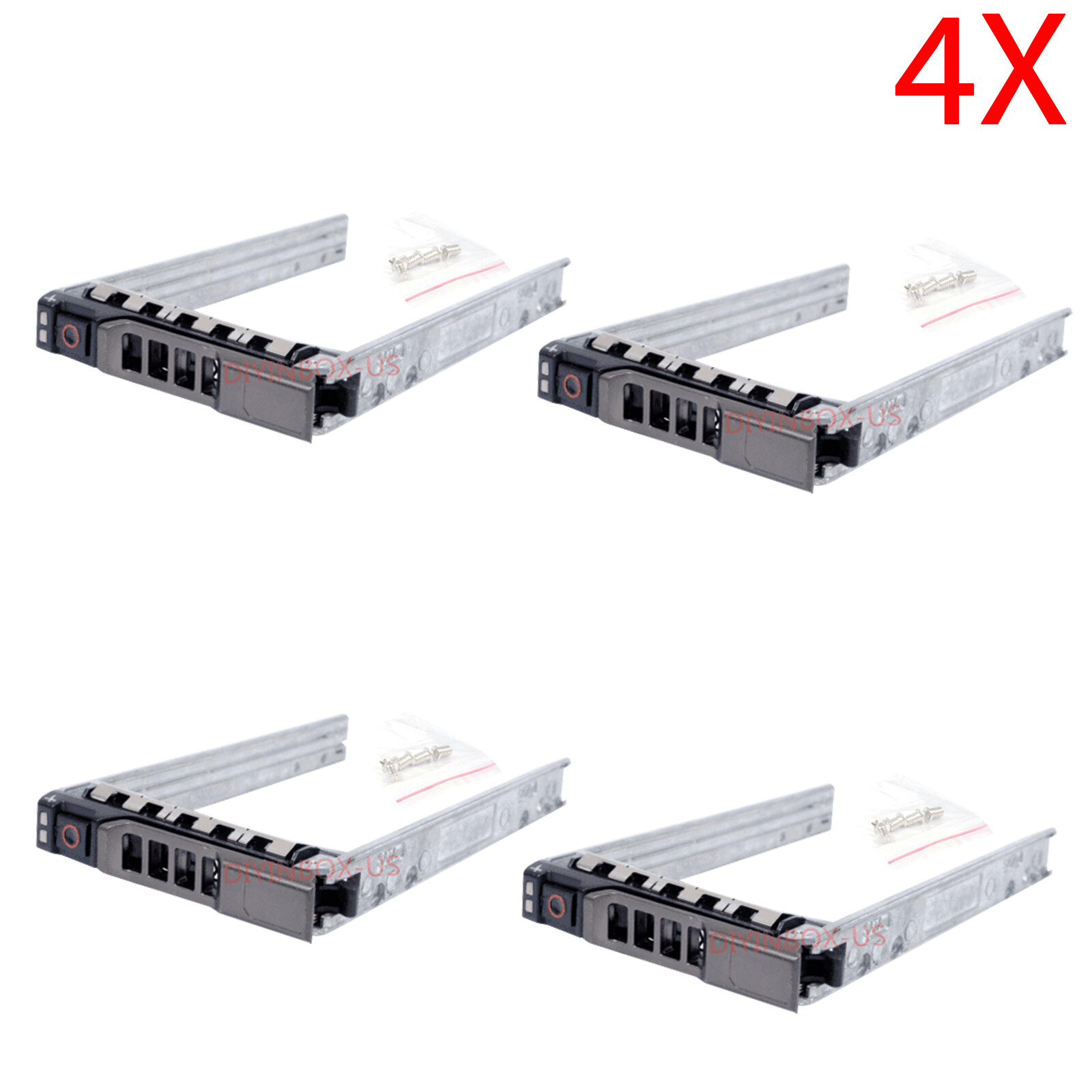 4pcs Dell 2.5" G176J SAS SATA HD Caddy Tray For PowerEdge T310 T410 T620 T630 US