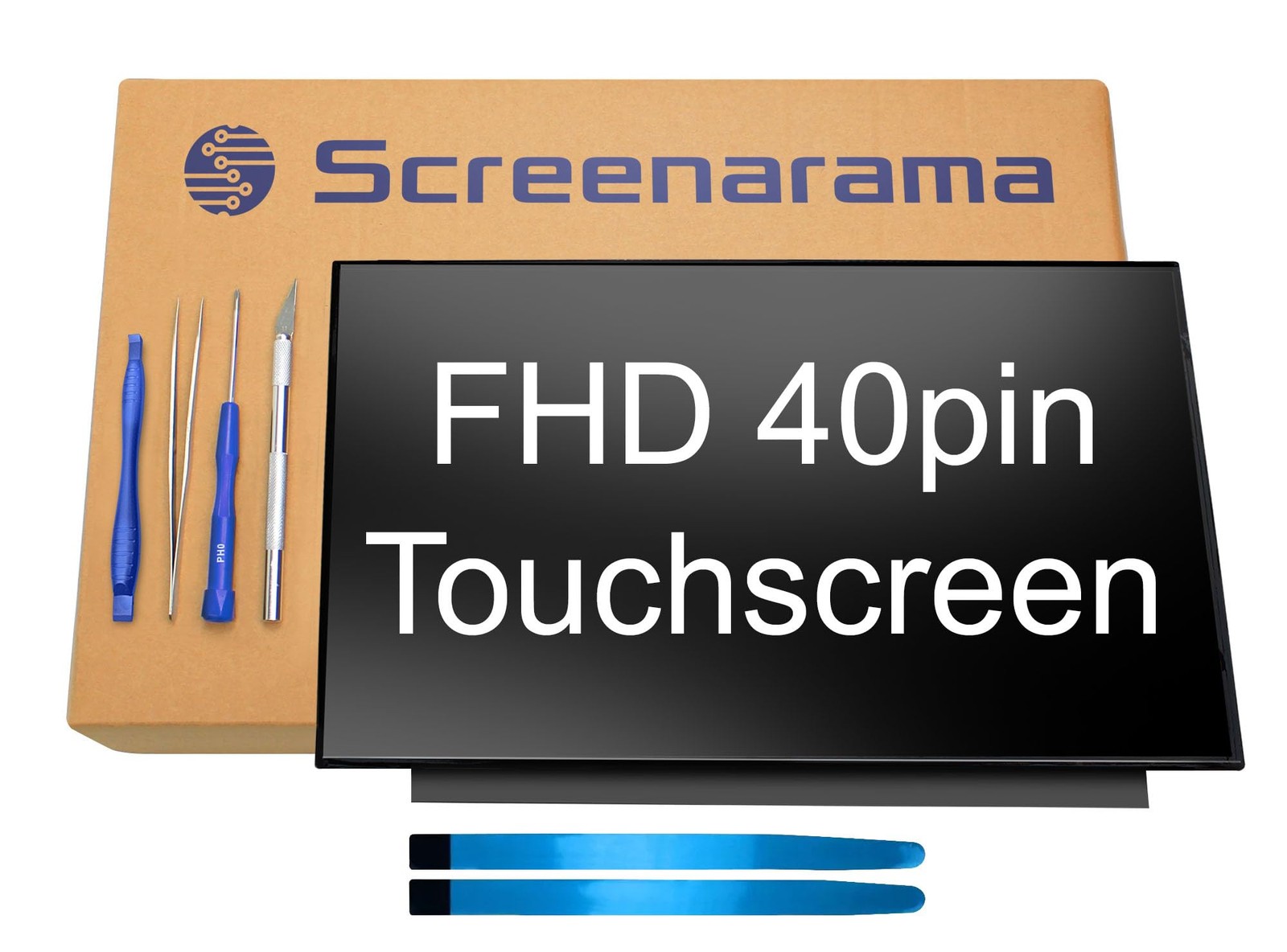SCREENARAMA Screen Replacement for Lenovo NV156FHM-T07 FHD Touch Matte