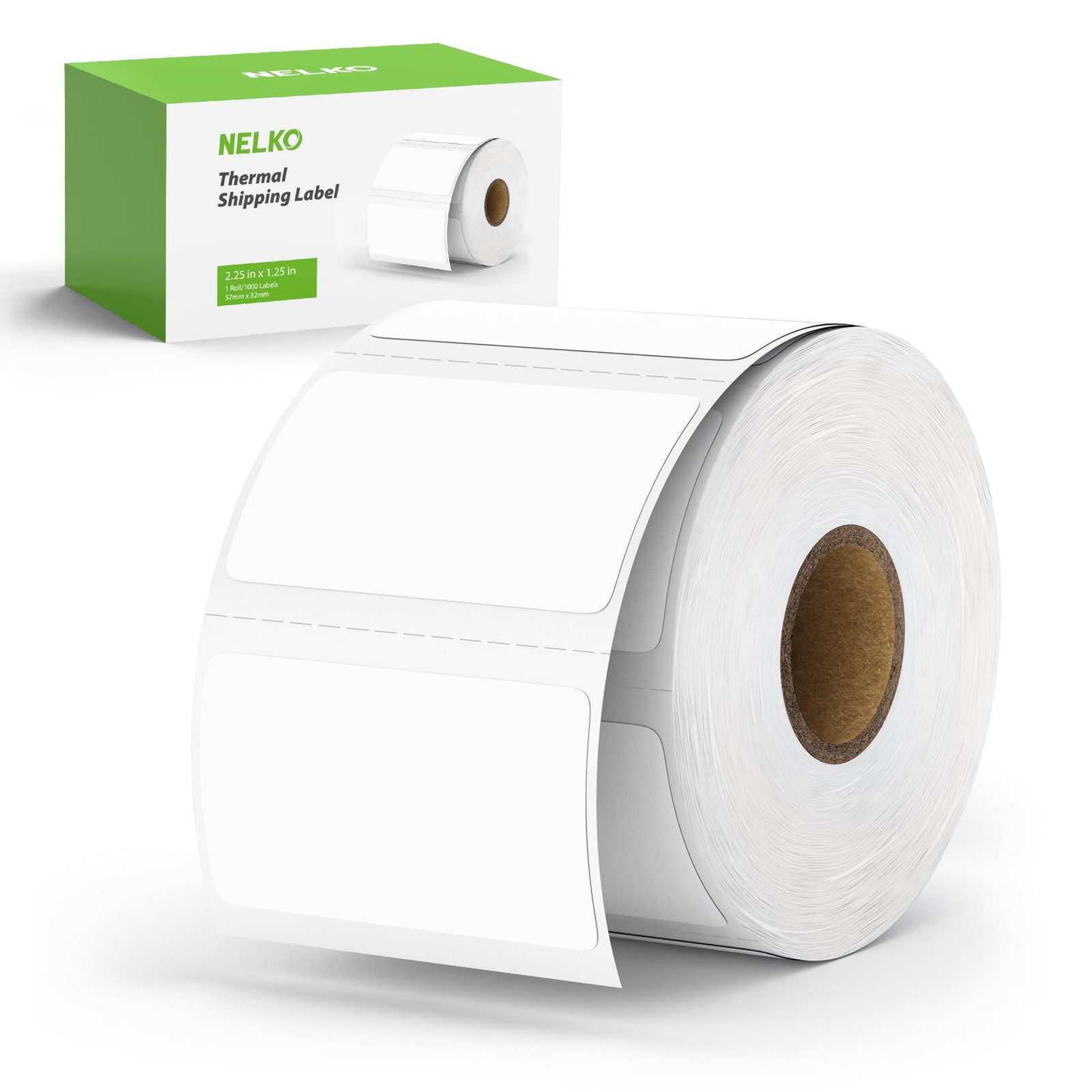 Nelko 2.25x1.25 Thermal Labels Compatible with Nelko PL70E for Various Uses