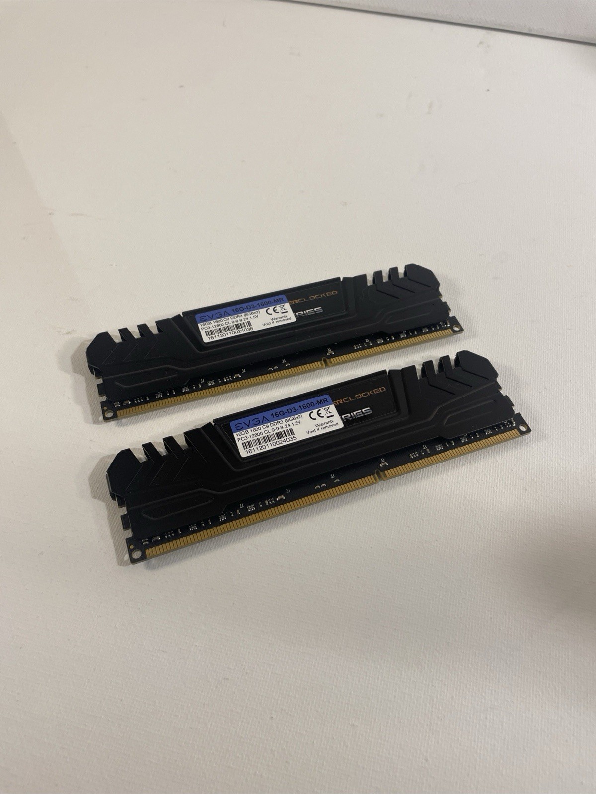 EVGA SuperClocked 16GB DDR3 CL15  Memory RAM