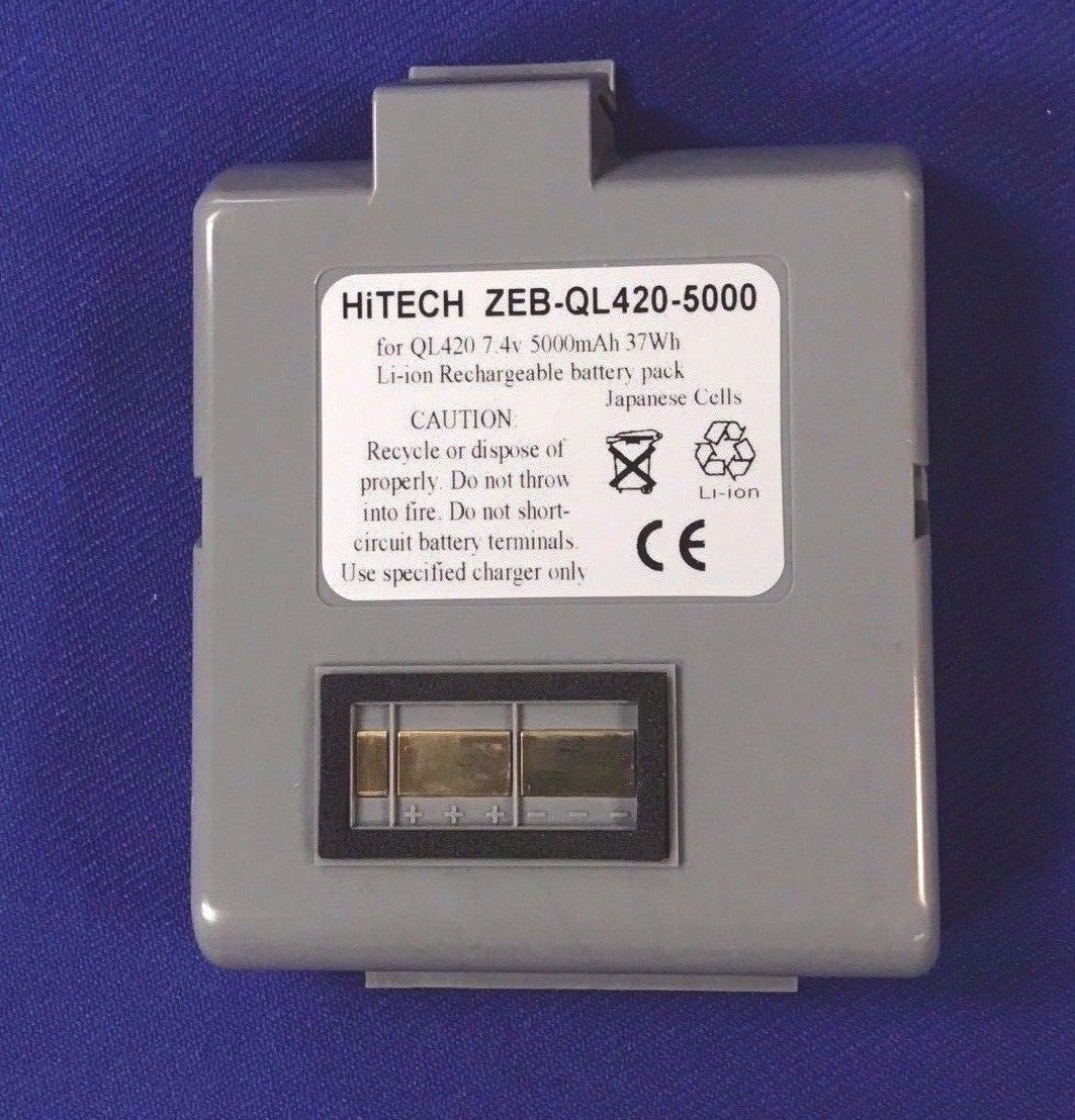 20 Batteries(Japan Li 5200mAh)For ZEBRA P/N.:AT16293-1 Printers QL420 QL420+... 