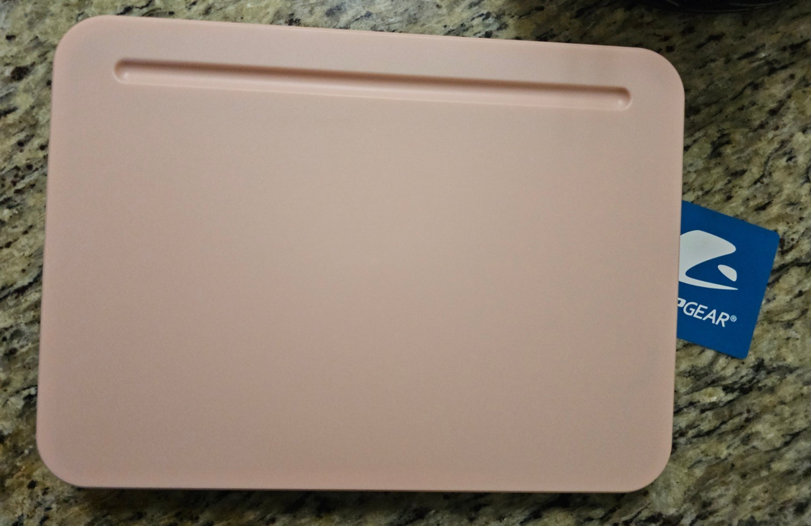 LapGear Compact Lap Desk Rose Quartz Pink Zipper Pouch Cushion NWT 13.5x10.2"