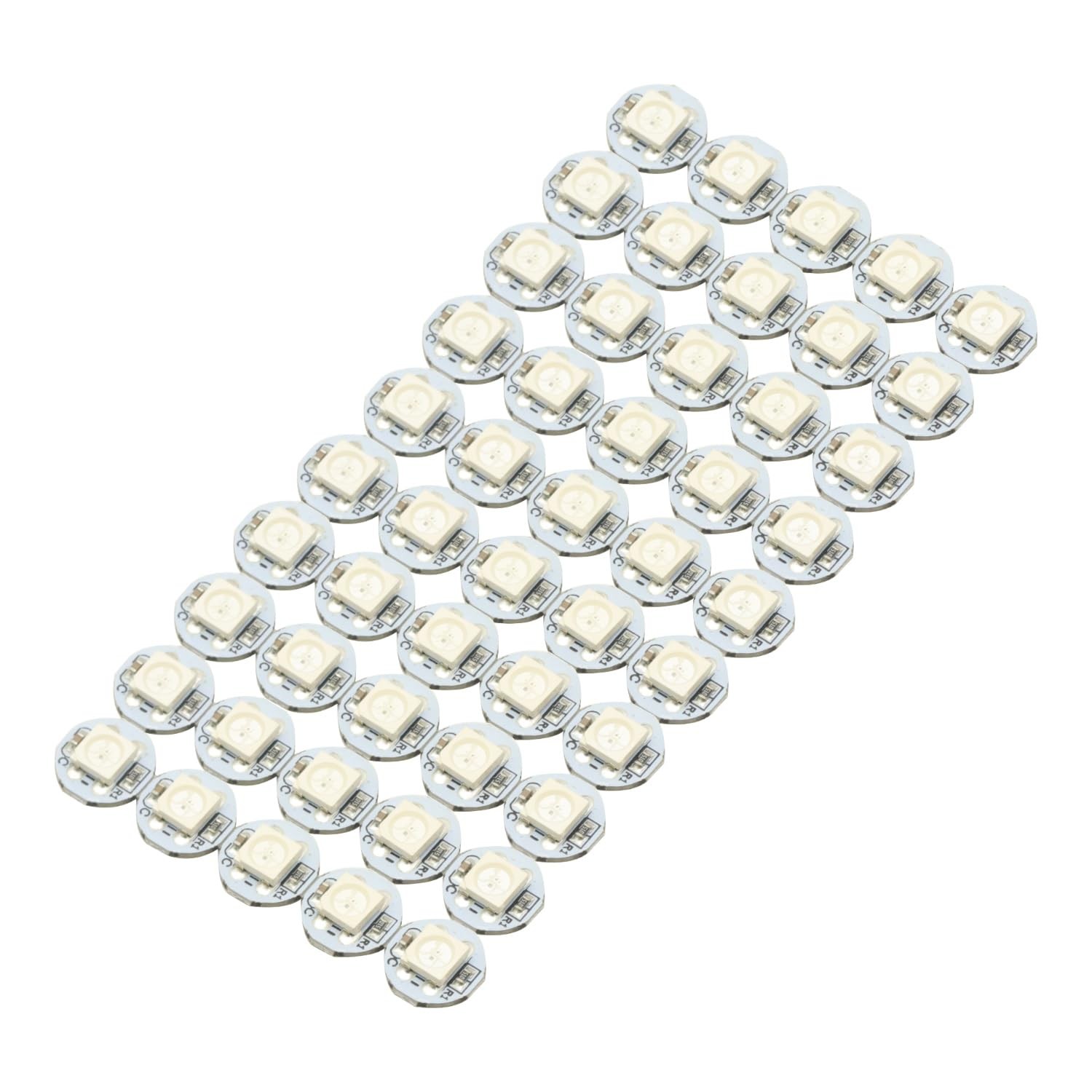 50PCS Mini PCB Board WS2812B WS2811 IC 10mmx3mm 5V SMD 5050 RGB LED Module fo...