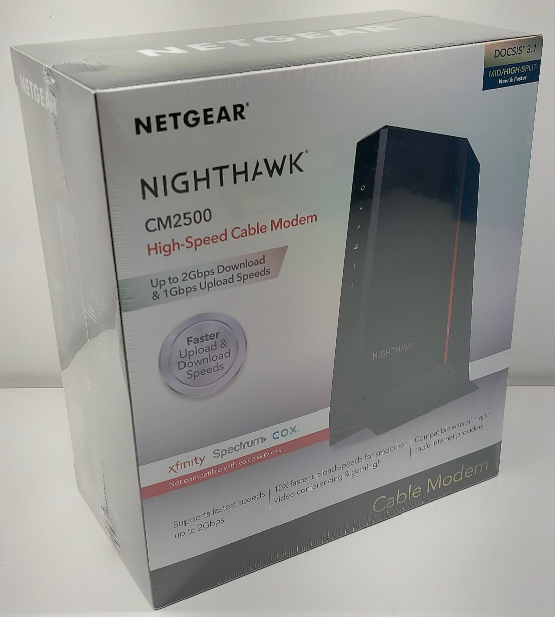 Netgear Nighthawk CM2500 High-Speed Cable Modem DOCSIS 3.1
