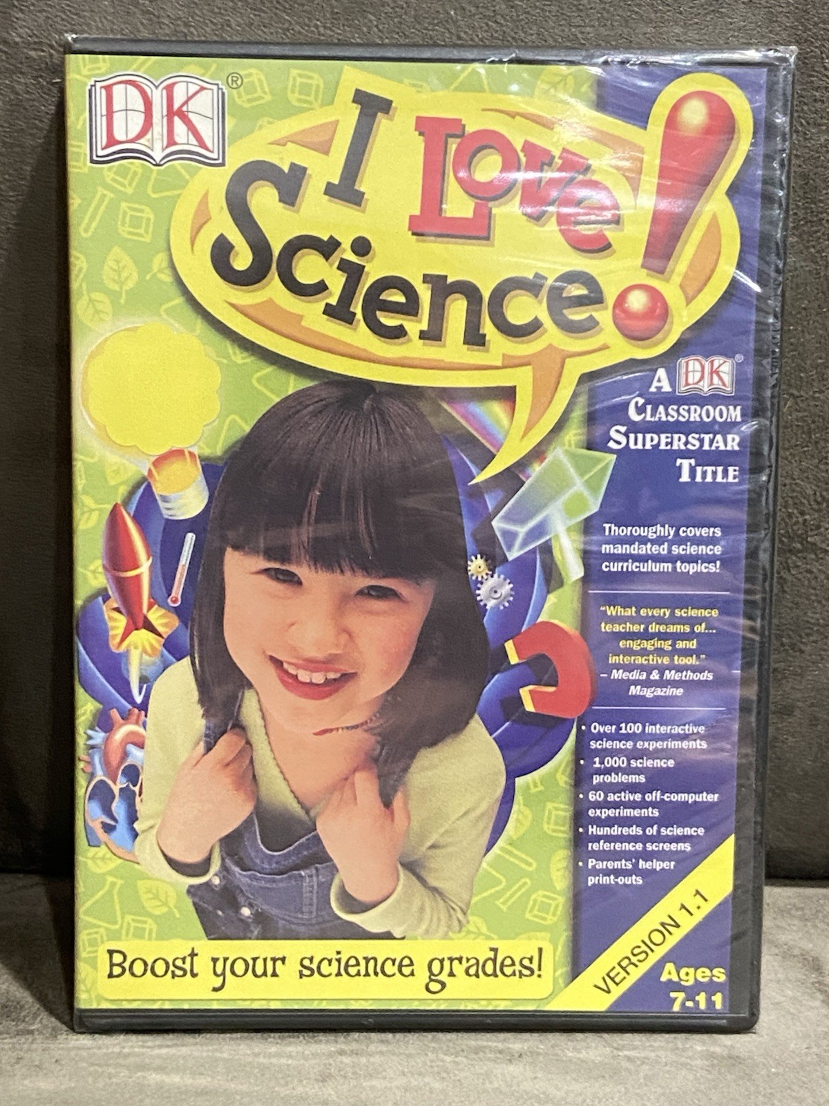 I Love Science Ages 7-11 Windows / Mac CD-Rom Homeschool Educational - SEALED