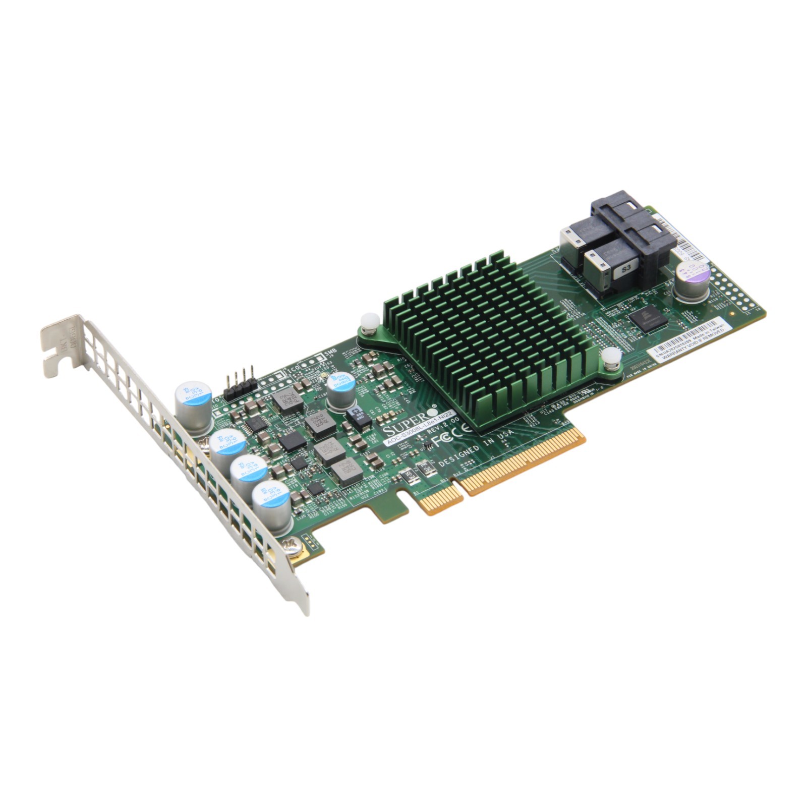 Supermicro AOC-S3008L-L8E SAS-3 / S-ATA III PCIe 3.0 Full Profile HBA Controller