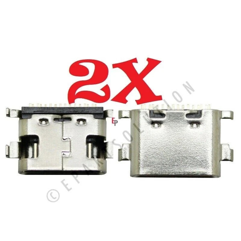 2X ONN Tablet TBBLU100135920 Charging Port USB Charger Dock Connector Type C