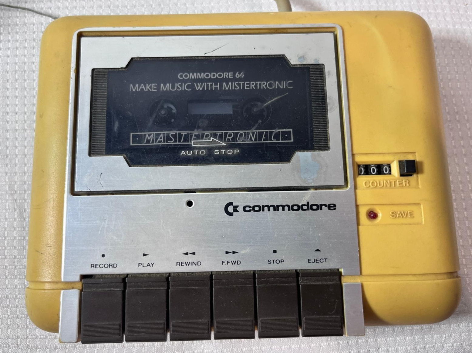 Vintage Commodore C2N 1530 Datasette C64 VIC-20 Cassette Tape Player Bundle