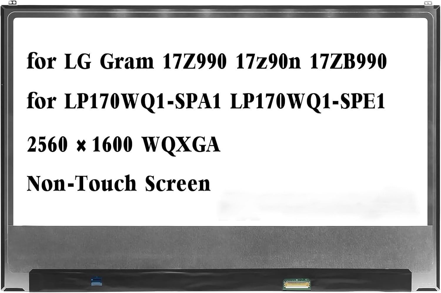New 17" QHD LCD Screen Display LP170WQ1-SPA1 LP170WQ1(SP)(A1) For LG 17Z990 A++