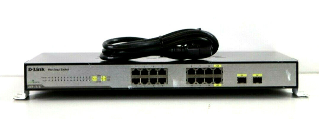 D-Link DGS-1216T Web Smart 16-Port Gigabit Switch, w/ 2-Port Combo Mini GBIC b0