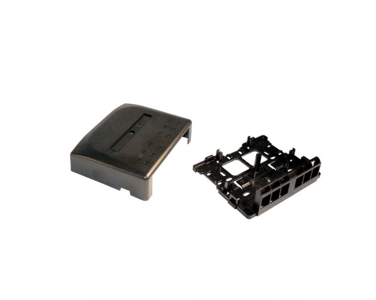 6 pack Commscope 1933674-2 Surface Mount Module Pack 6 port black