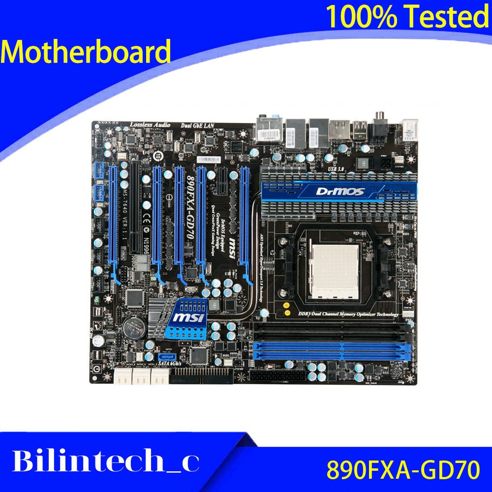 FOR MSI 890FXA-GD70 890FX Motherboard AM3/AM3+ DDR3 64GB