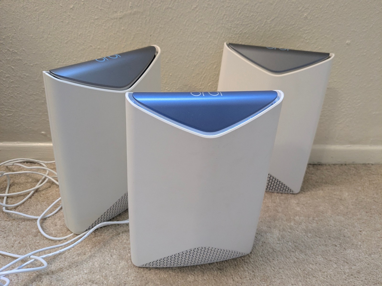 Netgear Orbi Pro SRR60 Router + 2x SRS60 Satellite AC3000 Mesh WiFi System Set