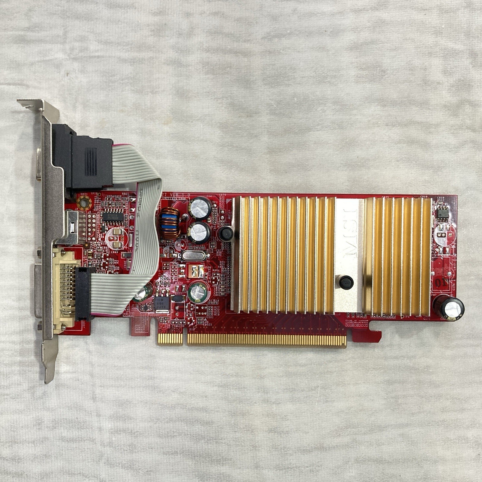 MSI Nvidia GeForce 6200 TC 128MB DDR2 VGA, DVI, S-Video Graphics Card - Untested