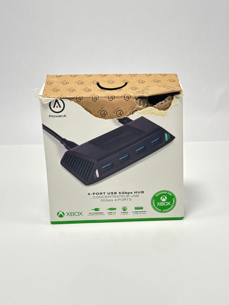 PowerA 4-Port USB 5Gbps Hub for Xbox Series X|S USB 3.2 AC Powered