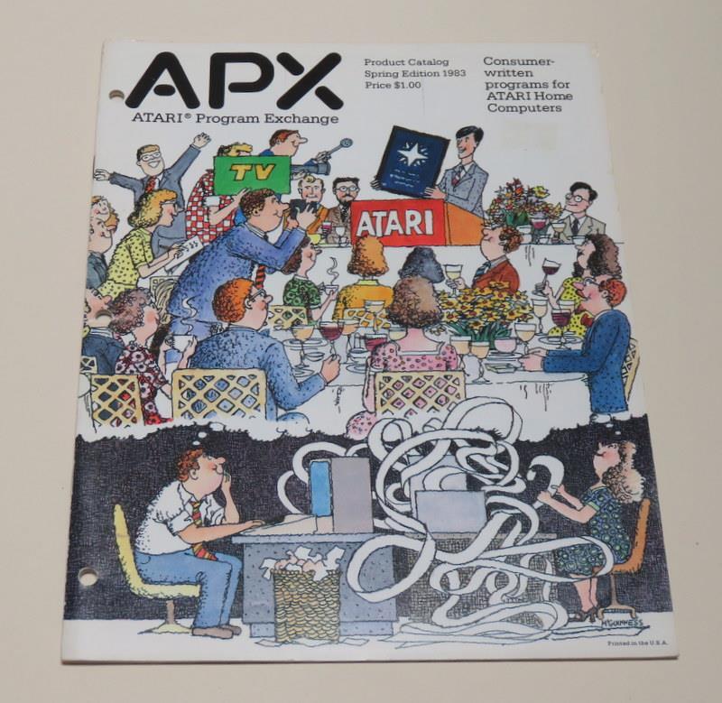 Vintage APX Atari Program Exchange Spring 1983 Catalog