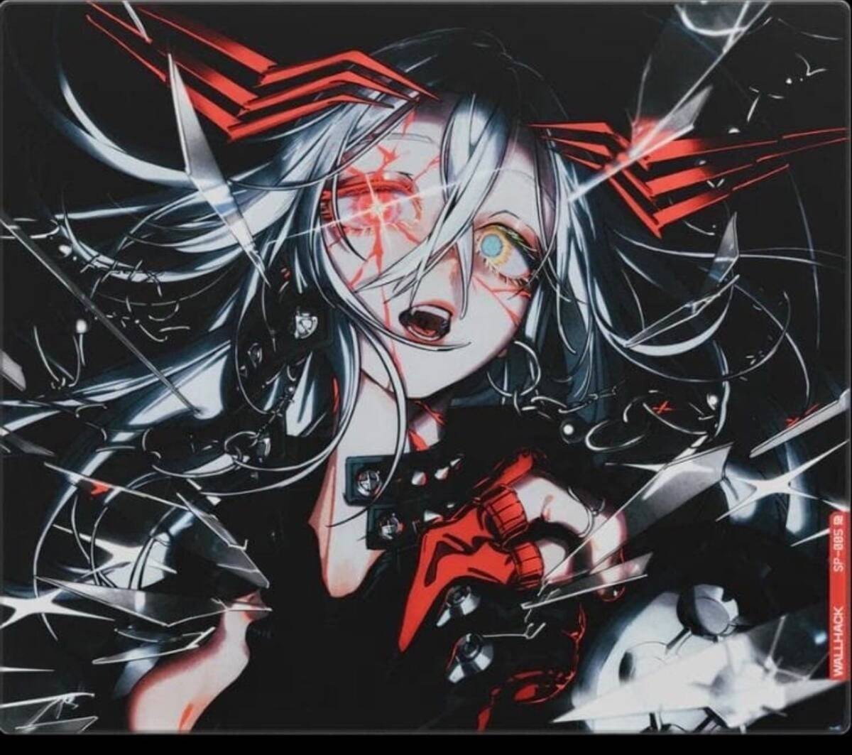 WALLHACK SP-005 Carnage Sora Limited Edition Glass Mouse Pad