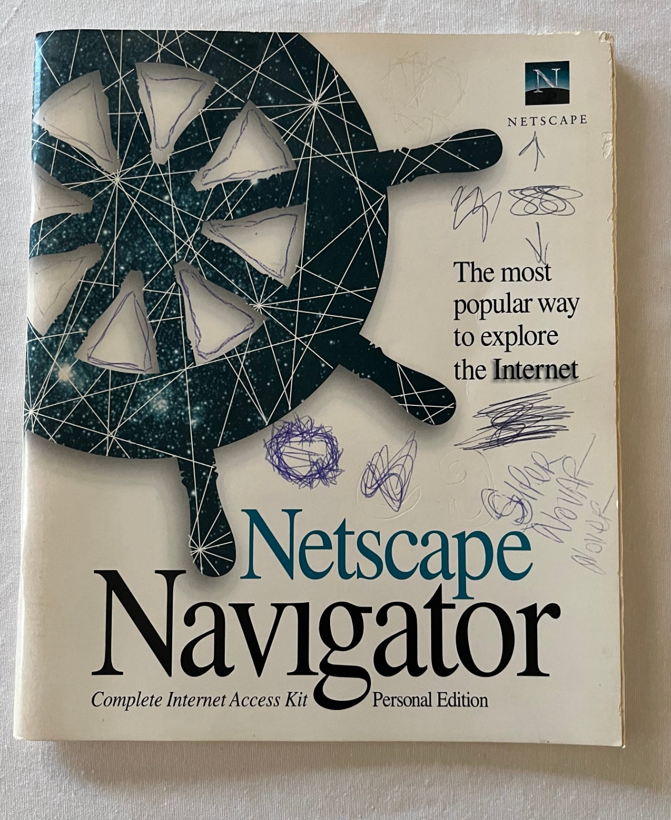 Netscape Navigator 2.0 "Internet Access Kit" Installation Guide Handbook Manual