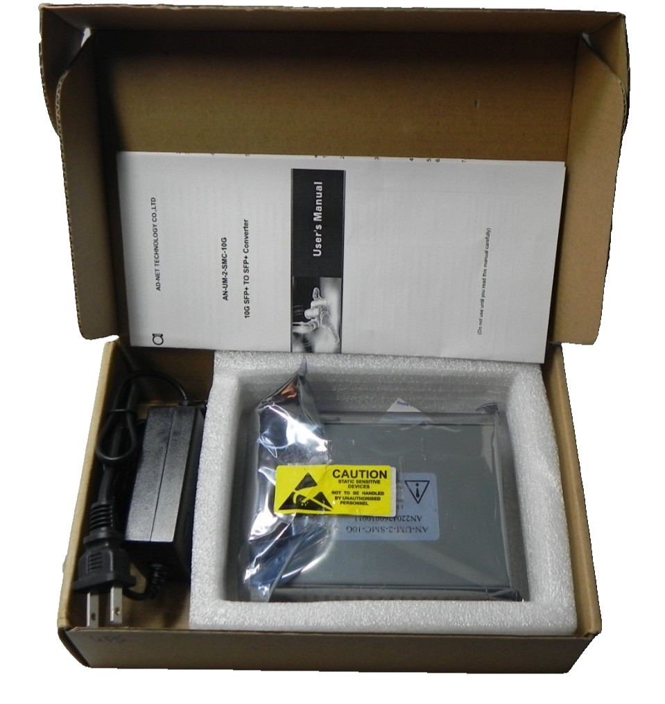 SFP to SFP Fiber Media Converter  2 x Standard Open SFP Slots