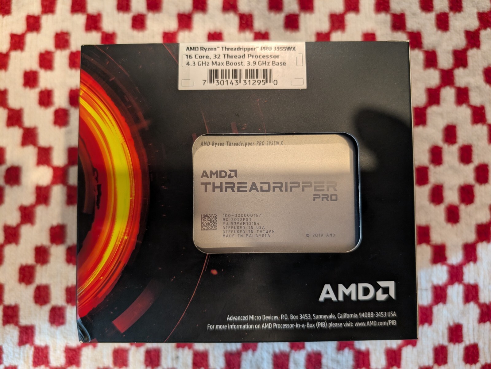 AMD Ryzen Threadripper PRO 3955WX 16-Core 4.3 GHz WOF • BRAND NEW SEALED •