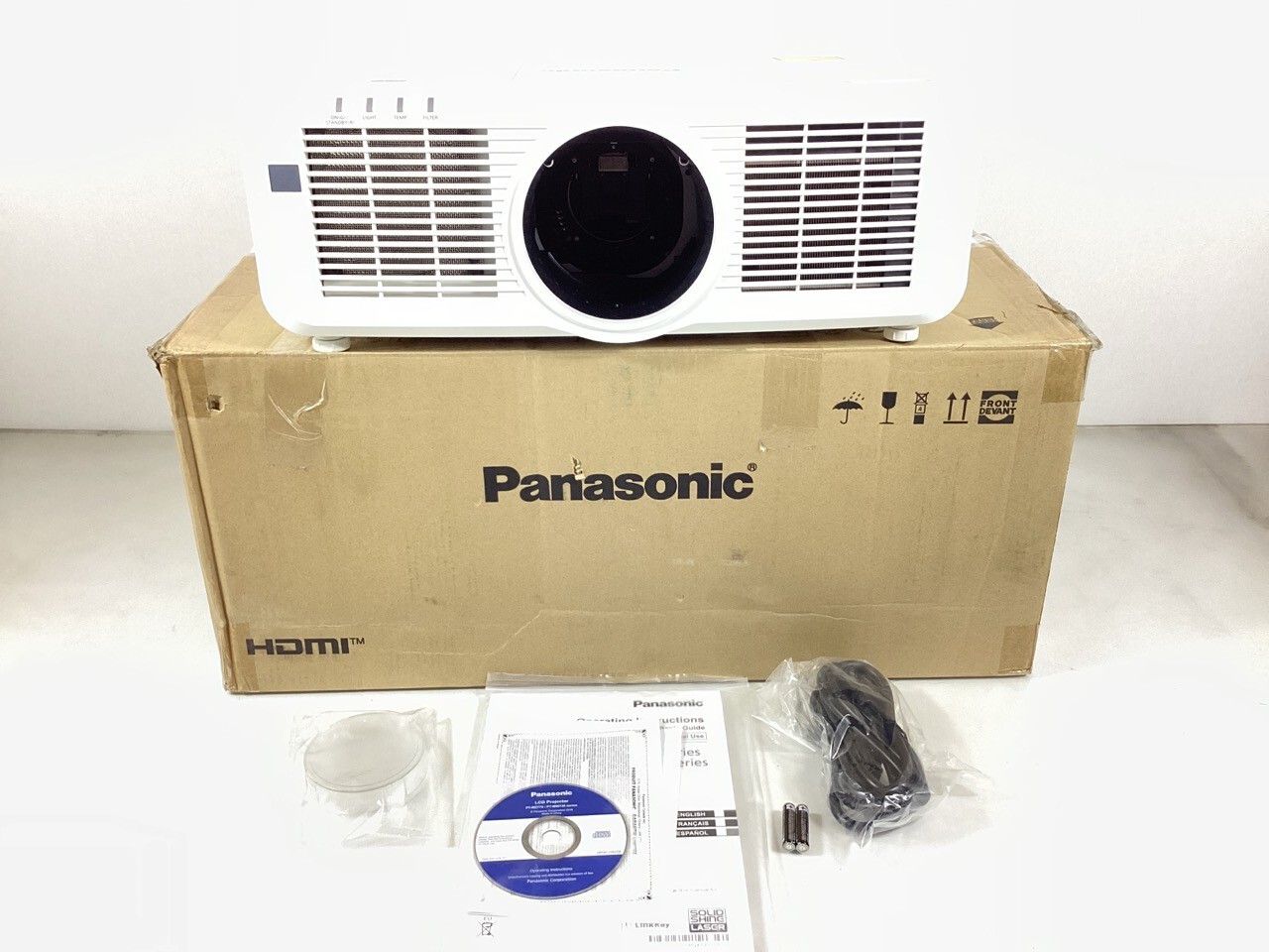 Panasonic PT-MZ770L U7 LCD Projector 16:10 WUXGA - No Lens