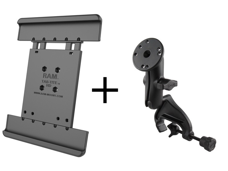 RAM Yoke/Rail Mount for the New Apple iPad 11th Generation, used Without Case