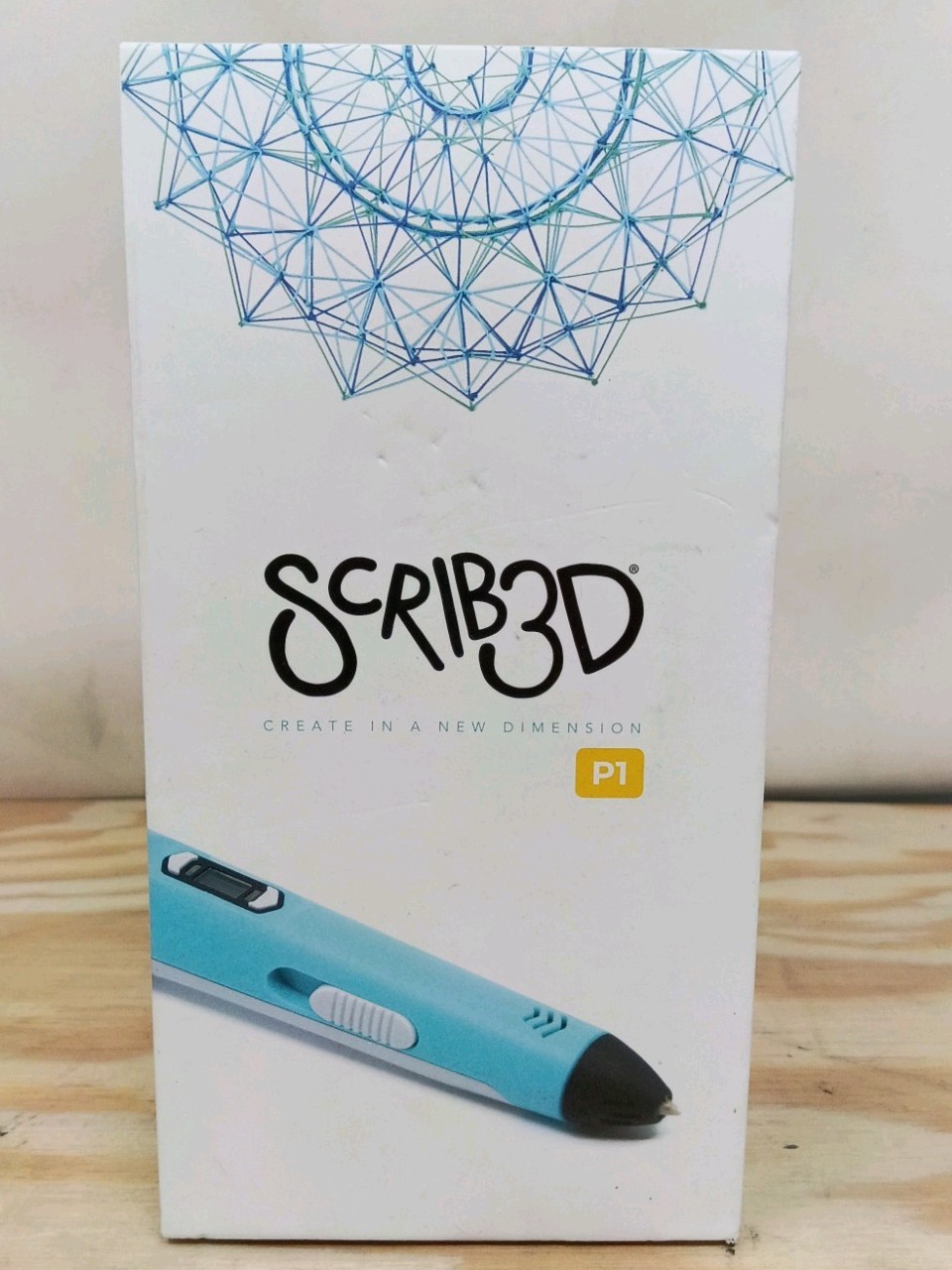 SCRIB3D P1 3D Printing Pen w/ LCD Screen, Temp & Speed Adjusters, Loader